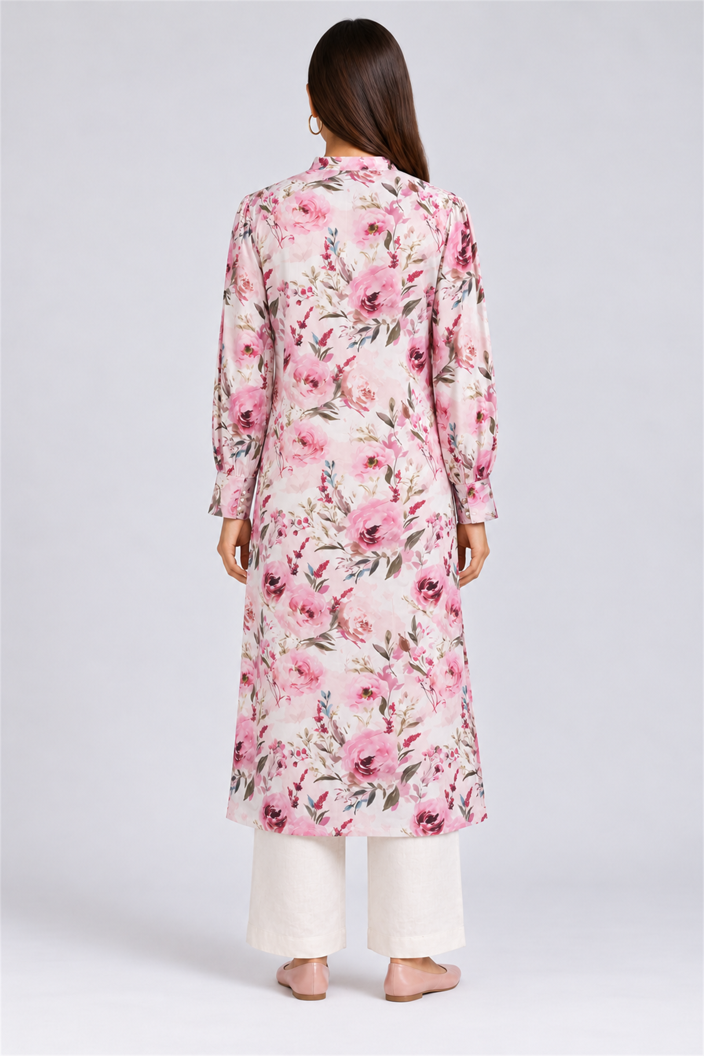 HADA Women's Exclusive Party Kurta - Pink