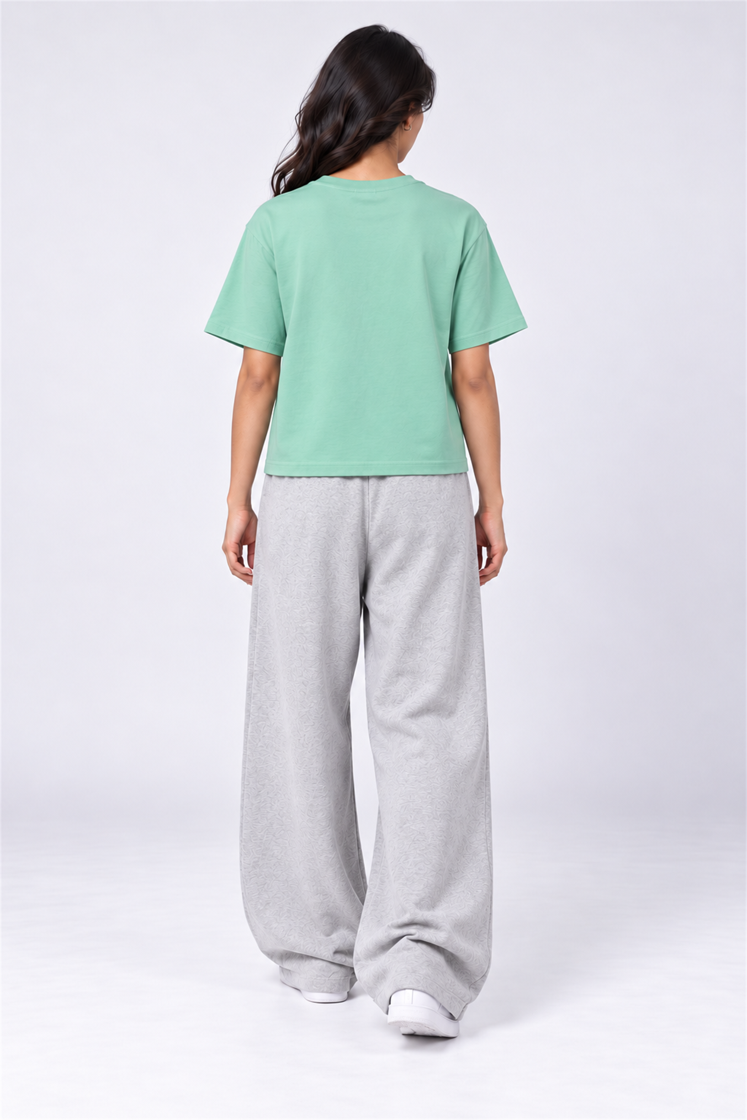 MODANO Crew Neck Tees - Mint Green