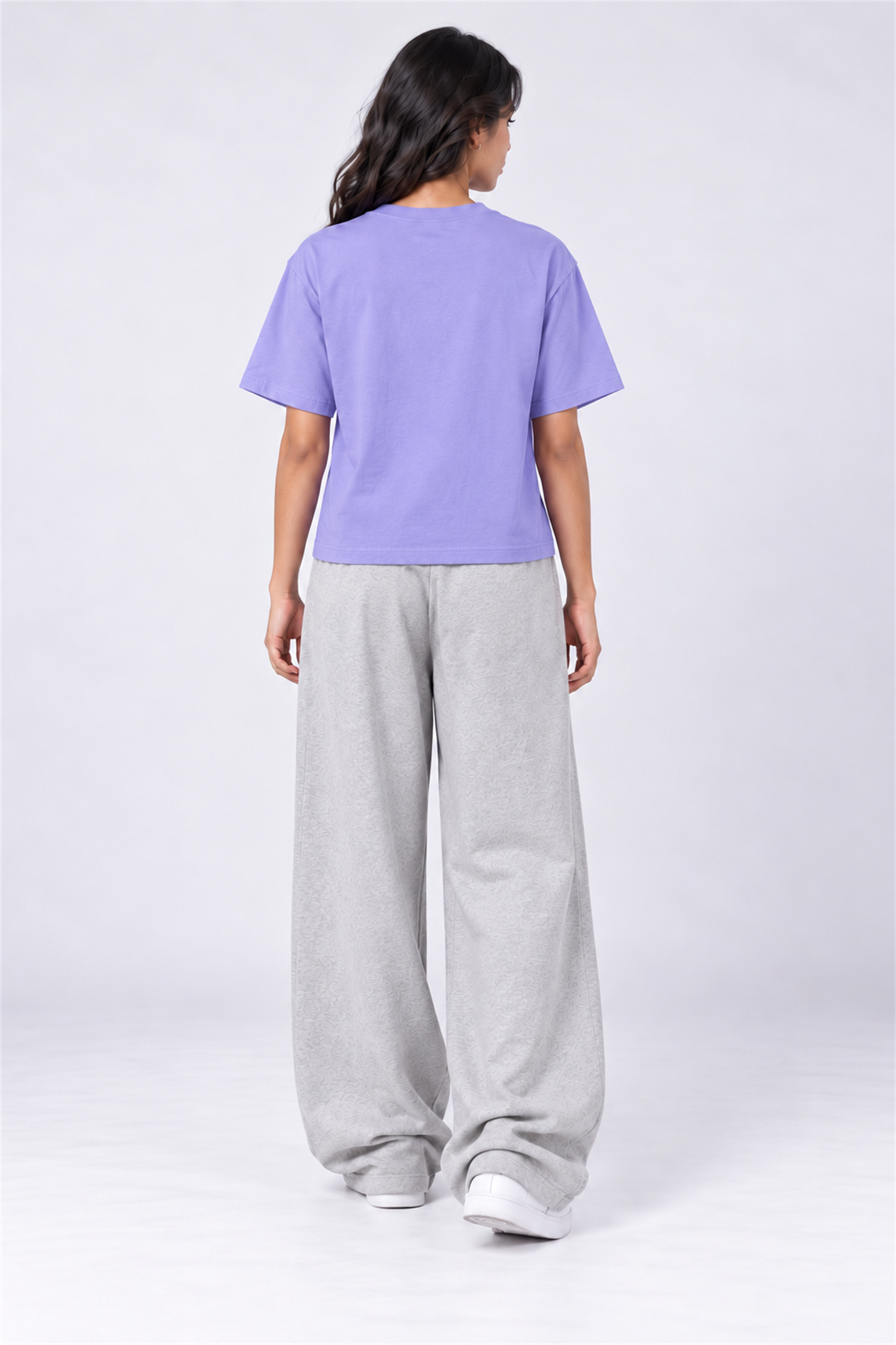 MODANO Crew Neck Tees - Purple