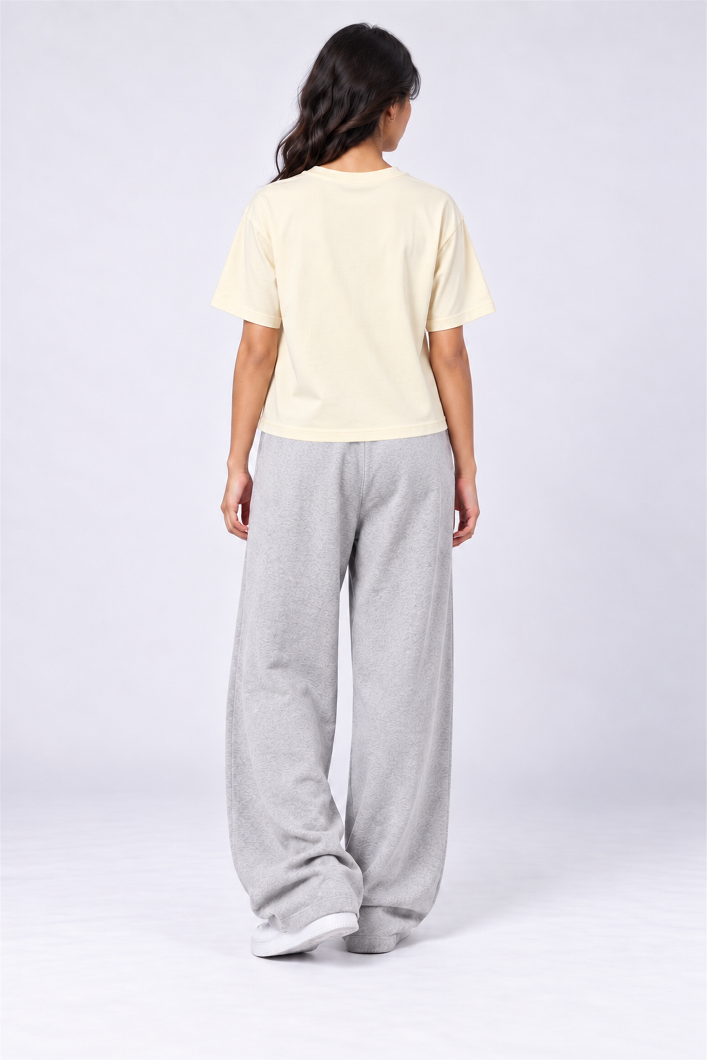 MODANO Crew Neck Tees - Cream