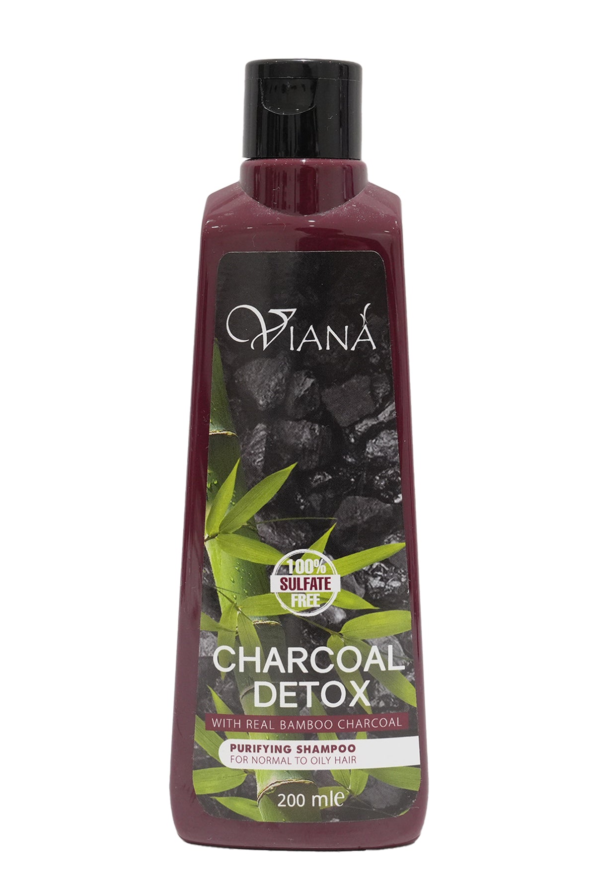 Viana Charcoal Detox Purifying Shampoo For Normal to Oily Hair (200ml)