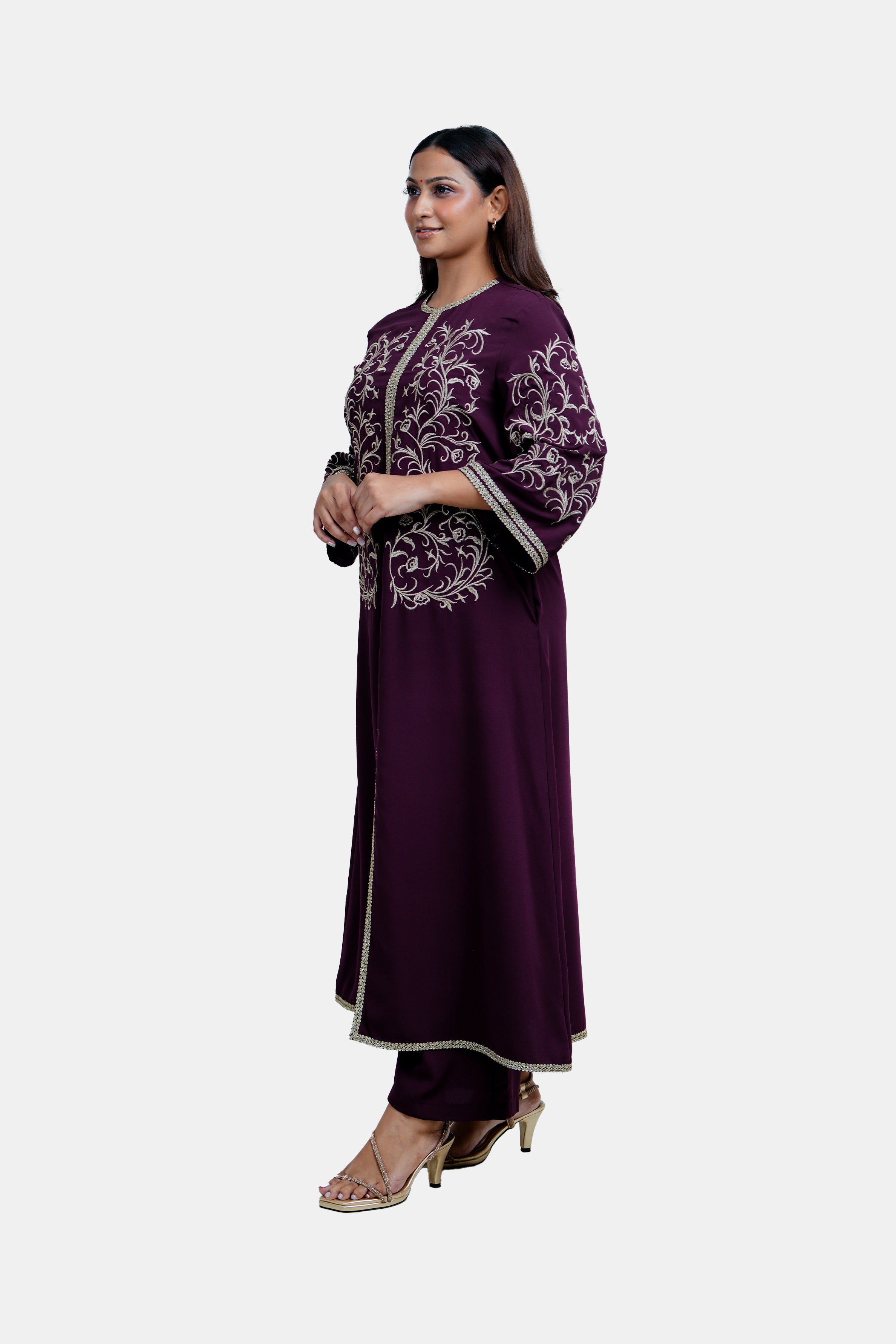 HADA Women's Printed Party Kurta
