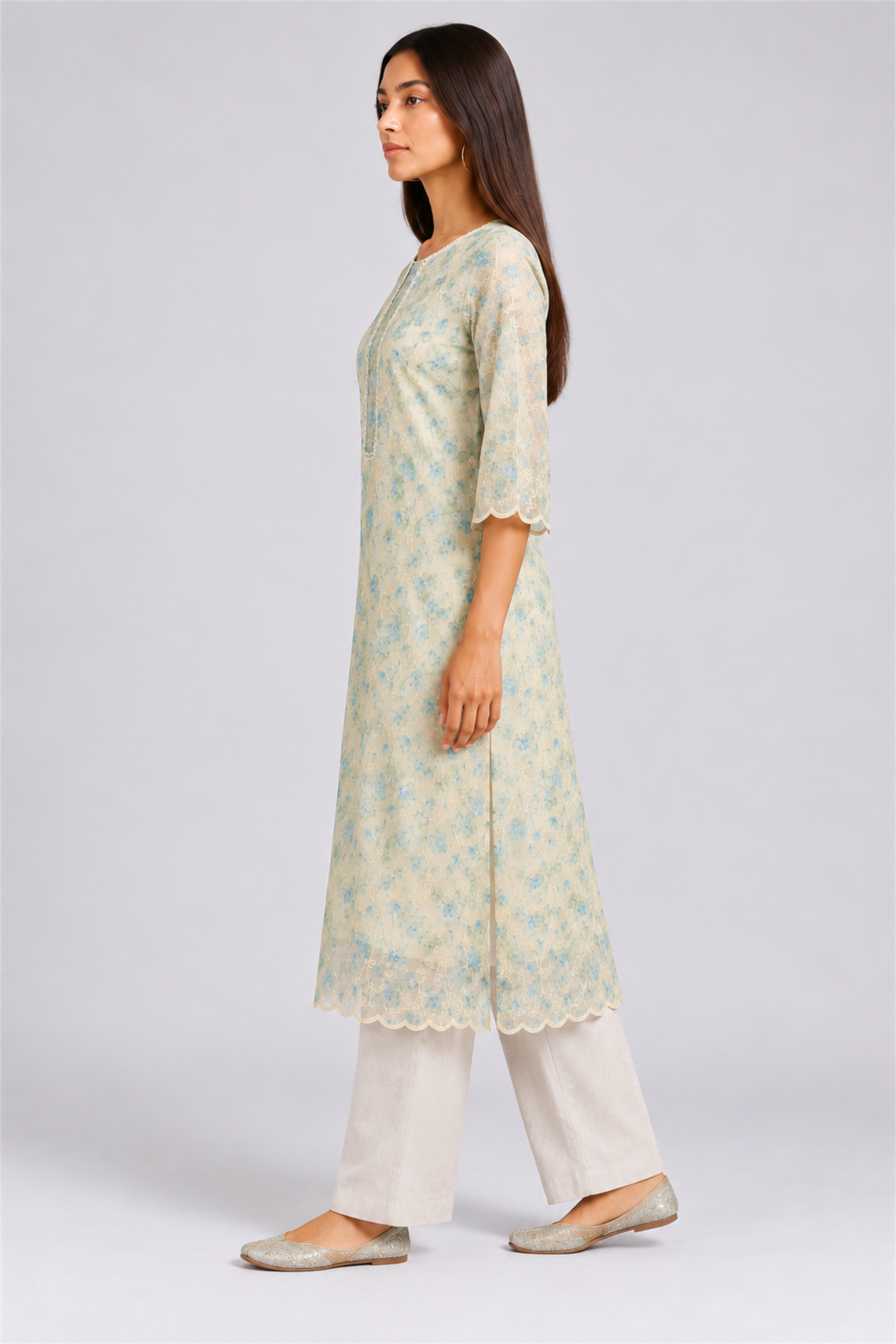 HADA Women's Exclusive Kurta - Blue