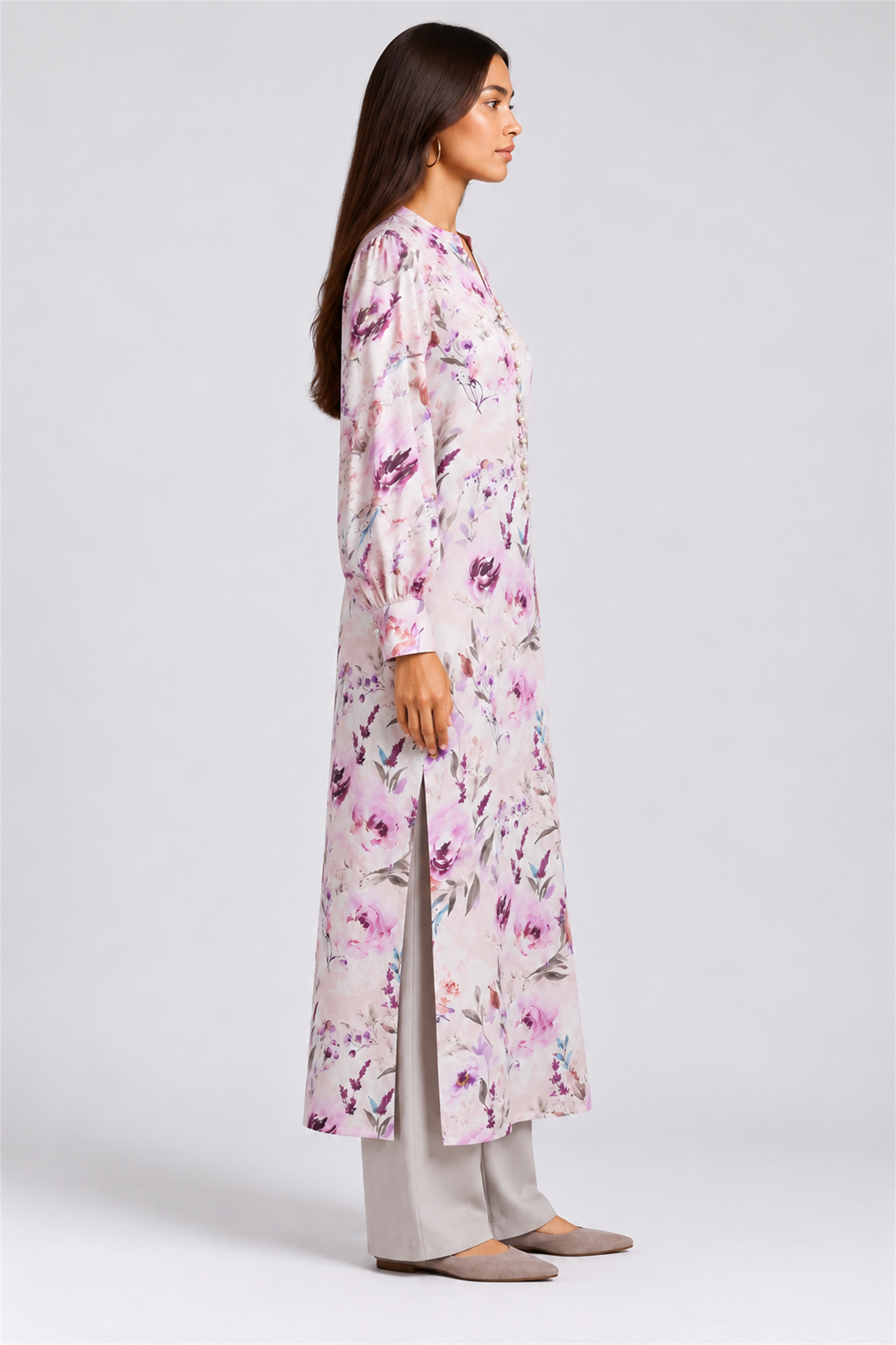 HADA Women's Exclusive Party Kurta - Purple