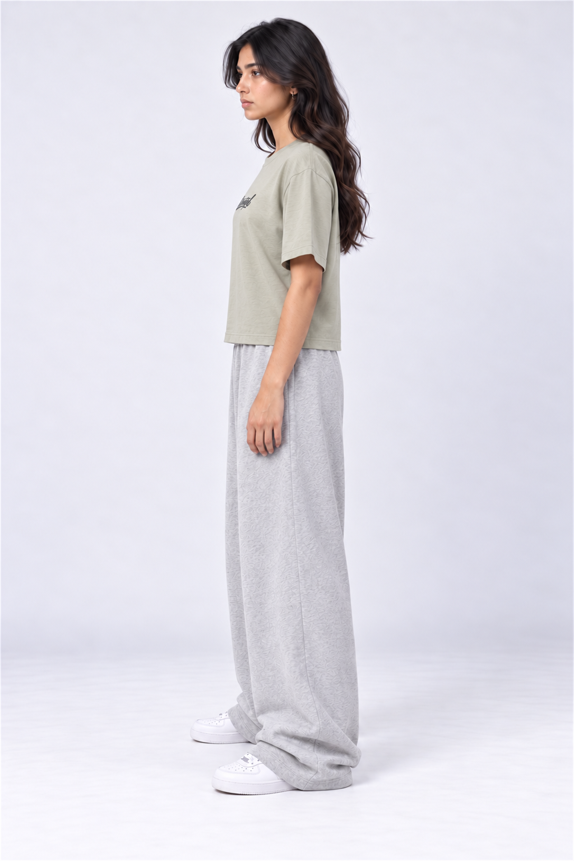 MODANO Crew Neck Tees - Light Green