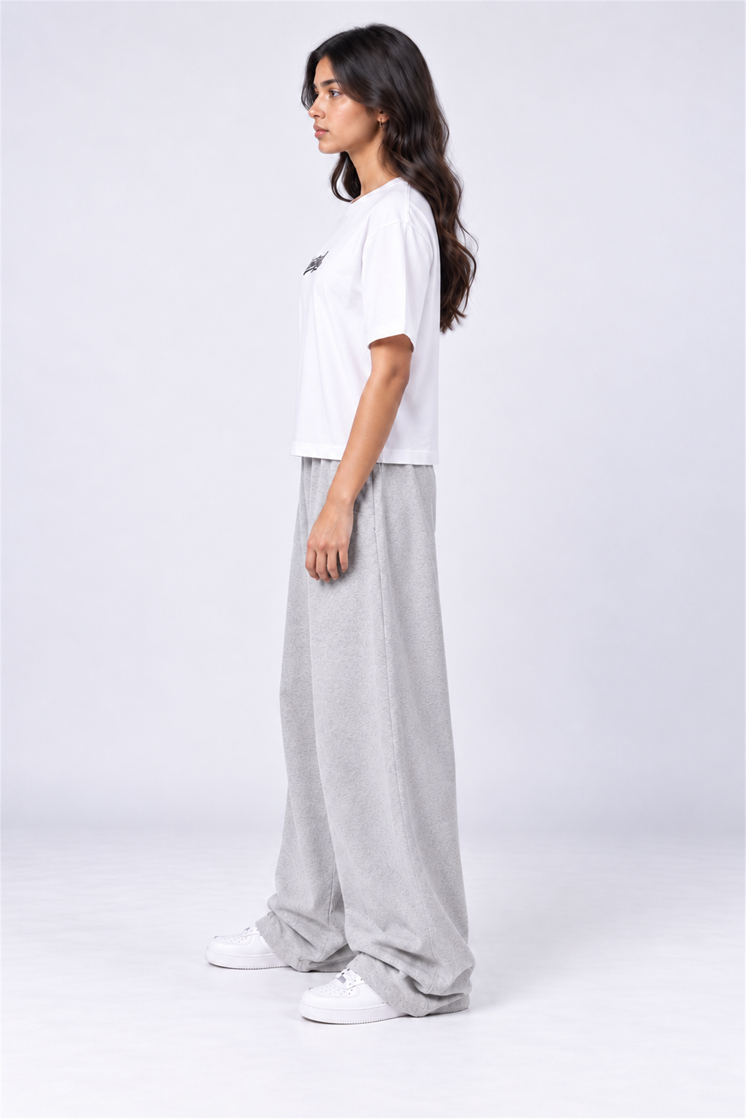 MODANO Crew Neck Tees - White
