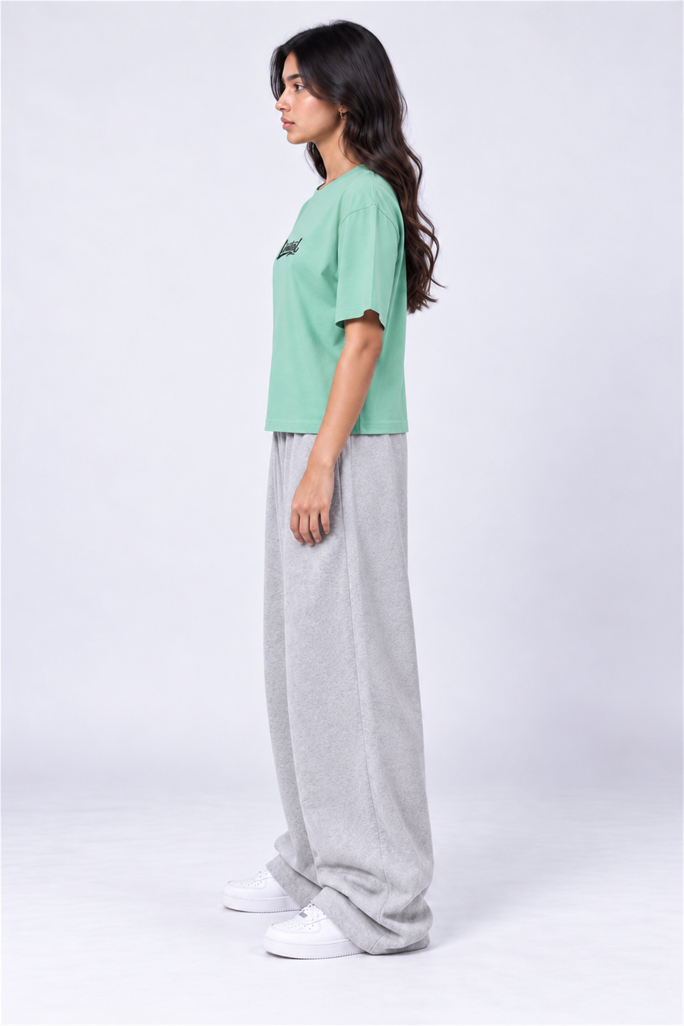 MODANO Crew Neck Tees - Mint Green
