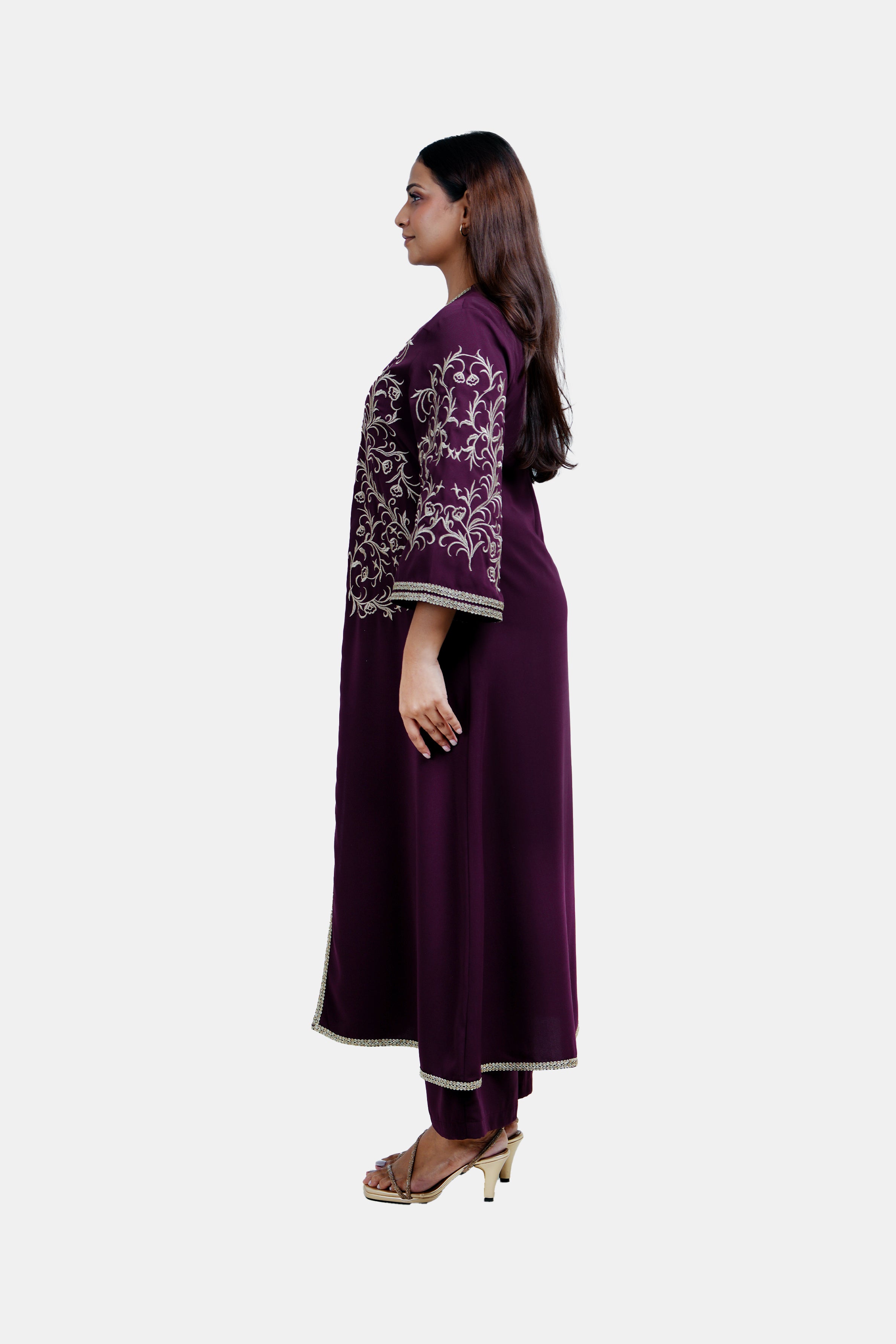 HADA Women's Printed Party Kurta