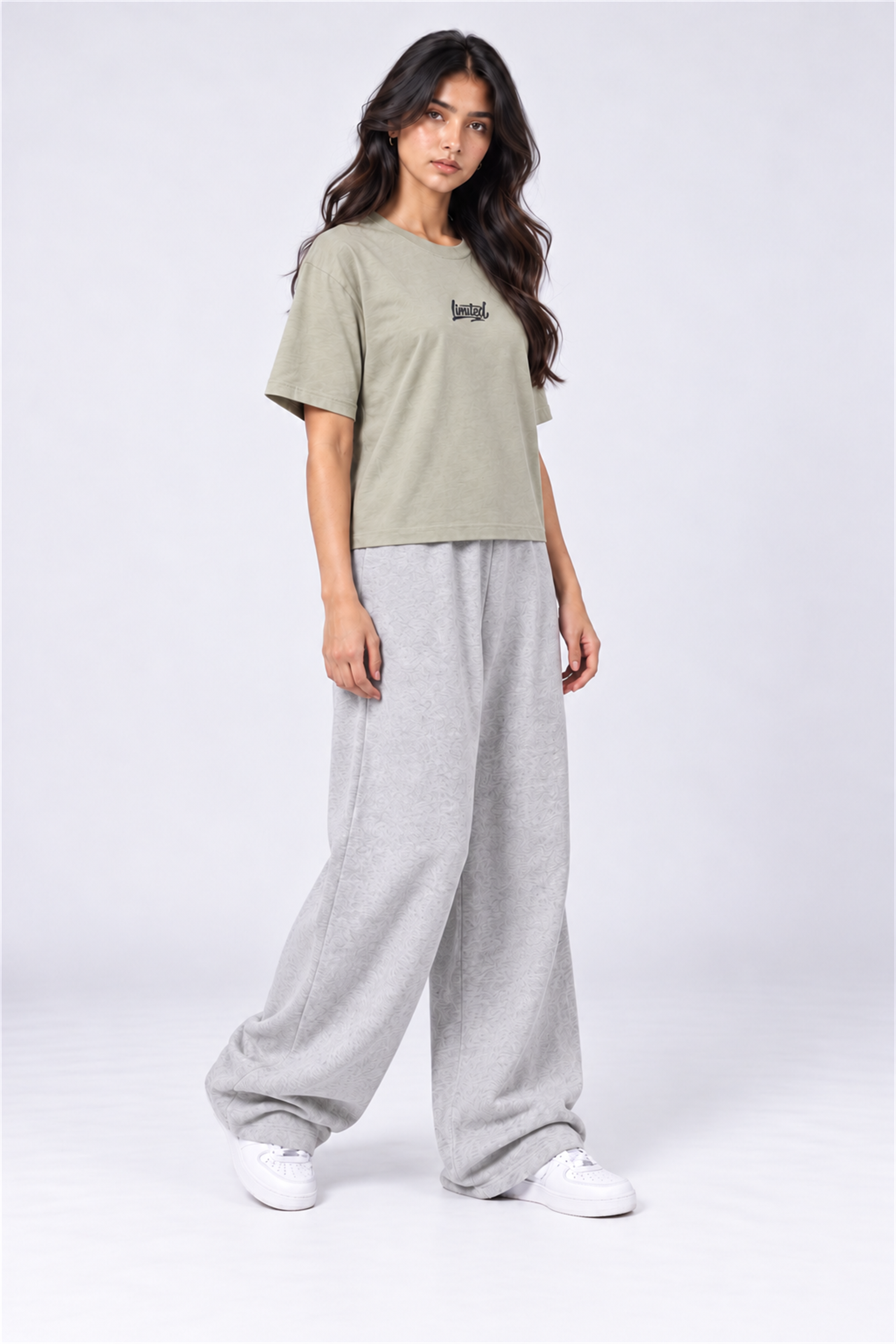 MODANO Crew Neck Tees - Light Green
