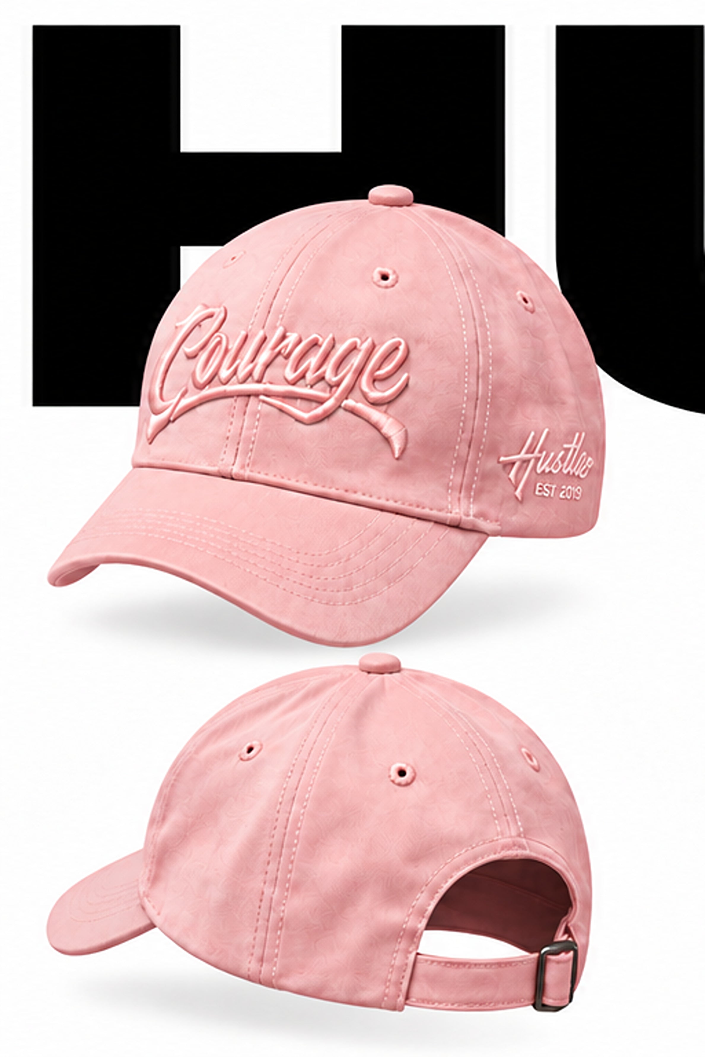 HUSTLE Men's Cap - Pink