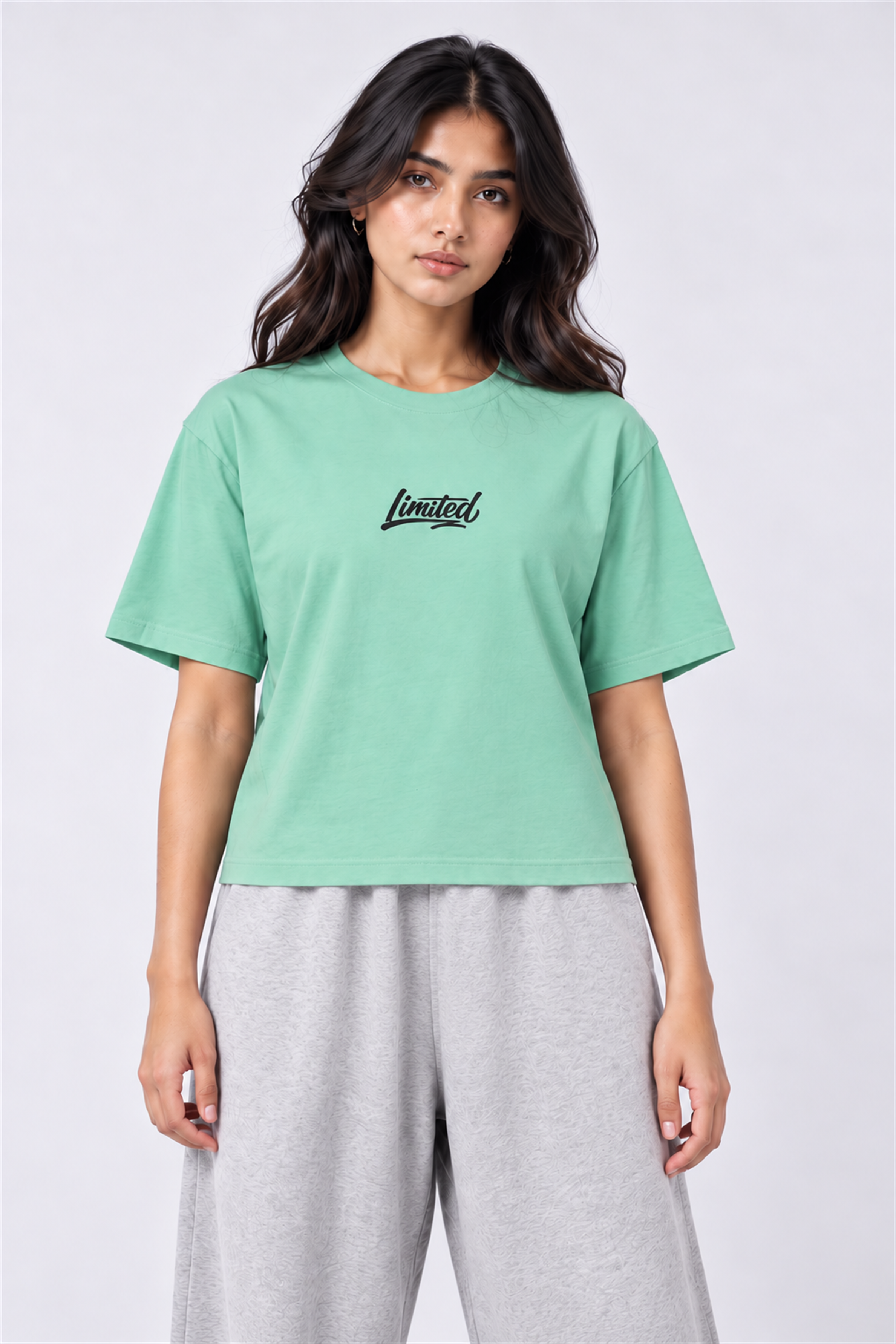 MODANO Crew Neck Tees - Mint Green