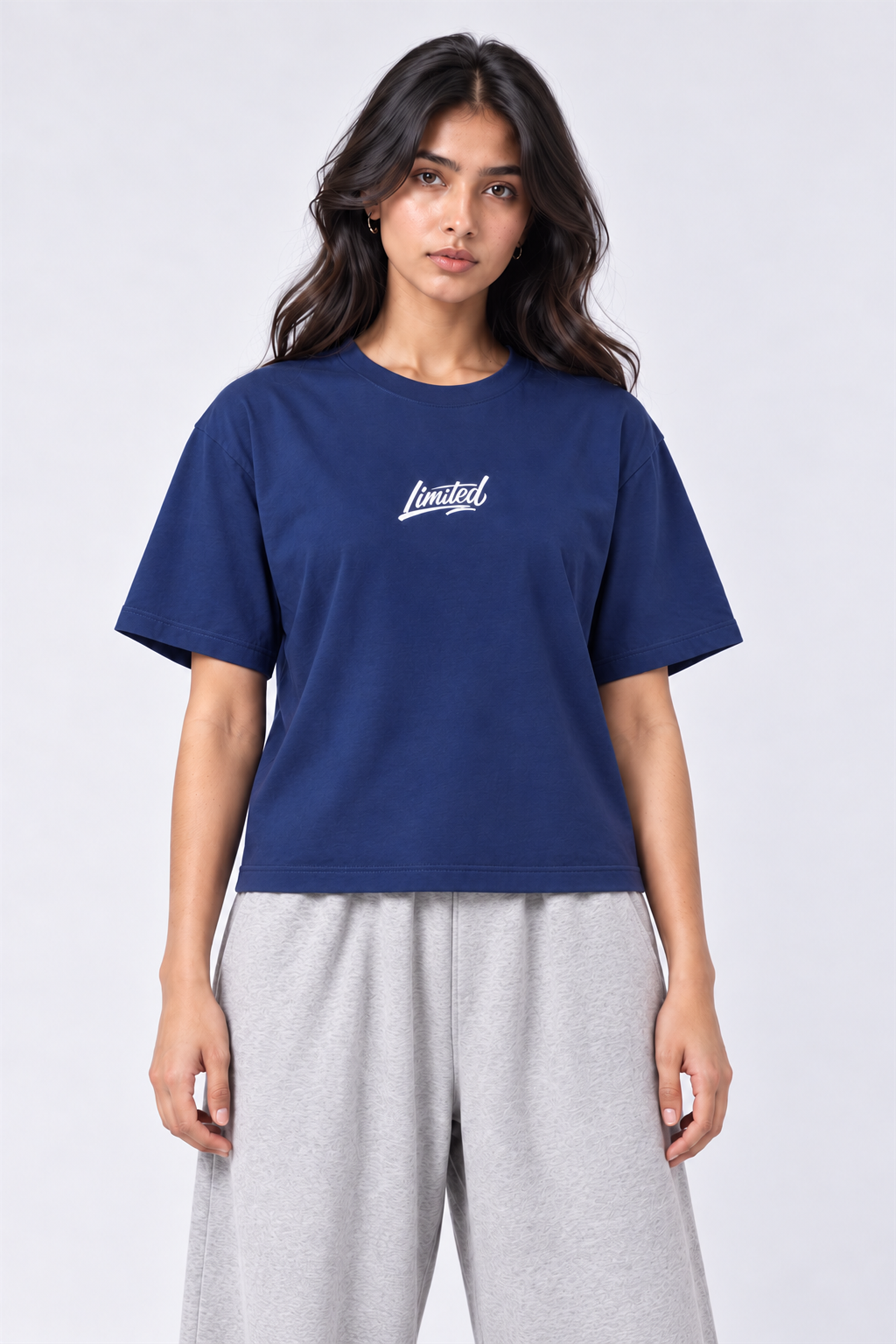 MODANO Crew Neck Tees - Navy