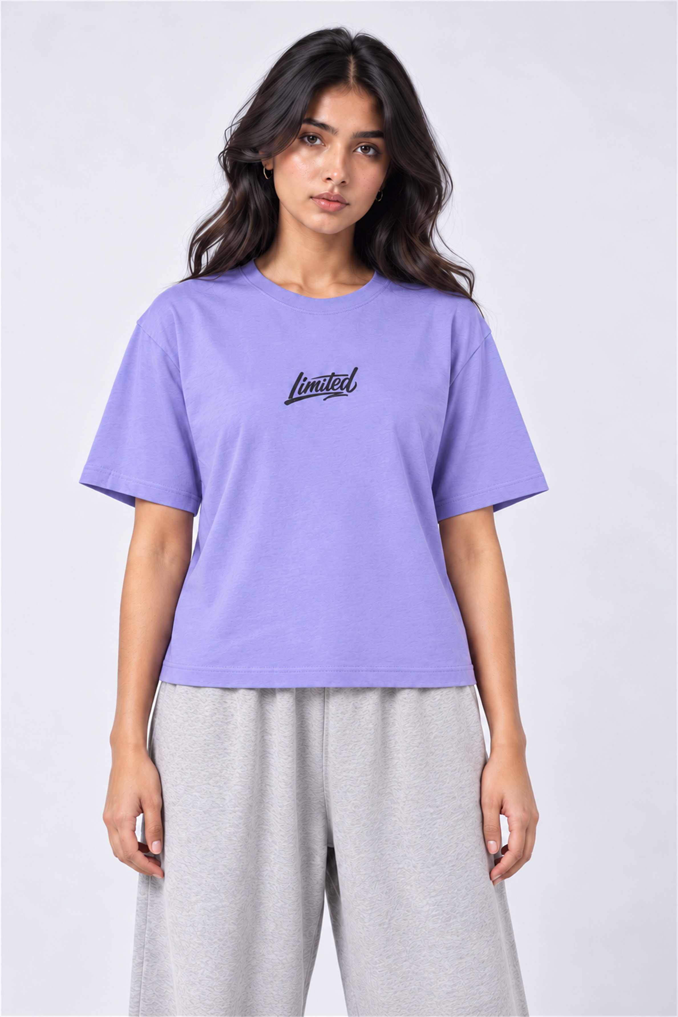 MODANO Crew Neck Tees - Purple