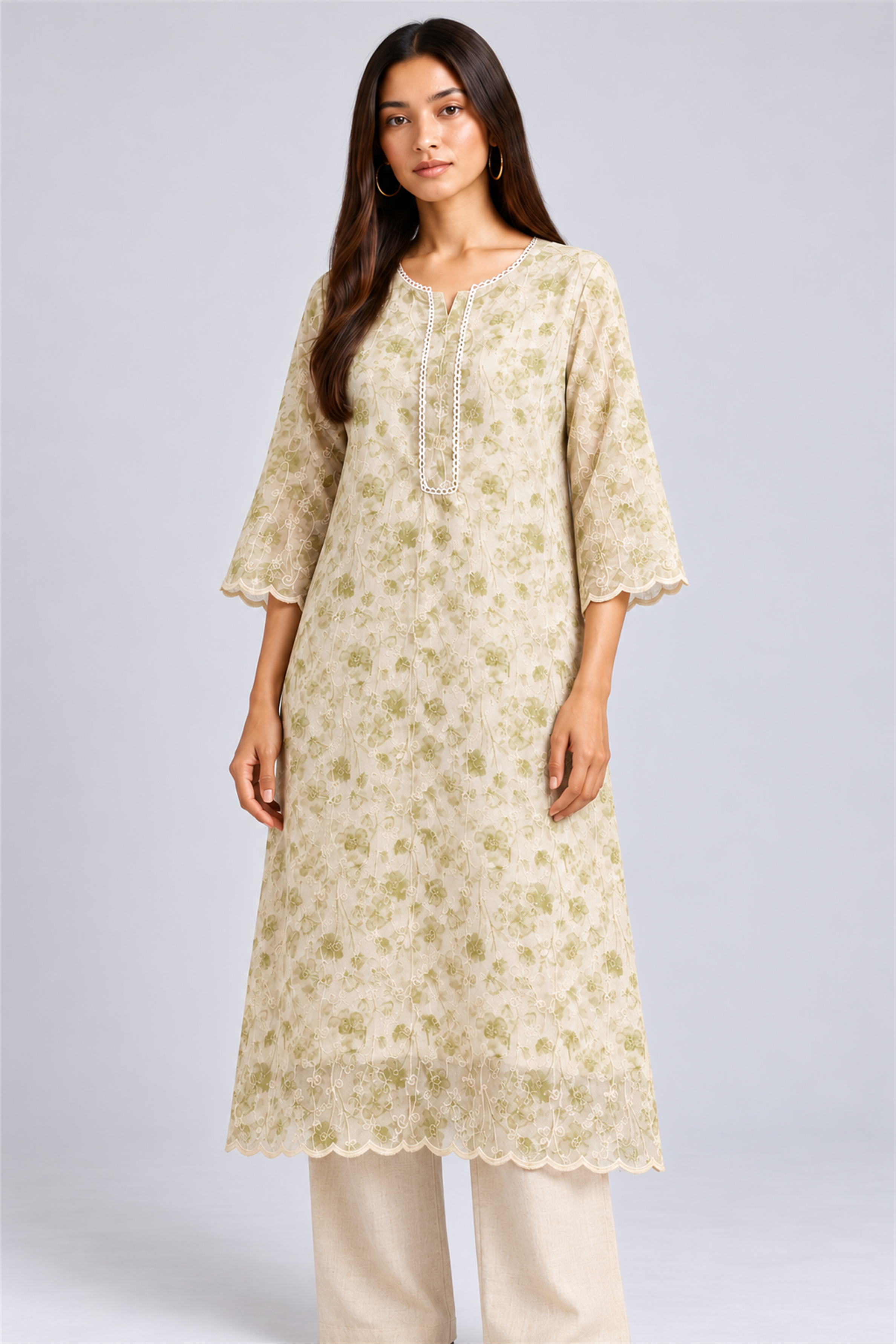 HADA Women's Exclusive Kurta - Green