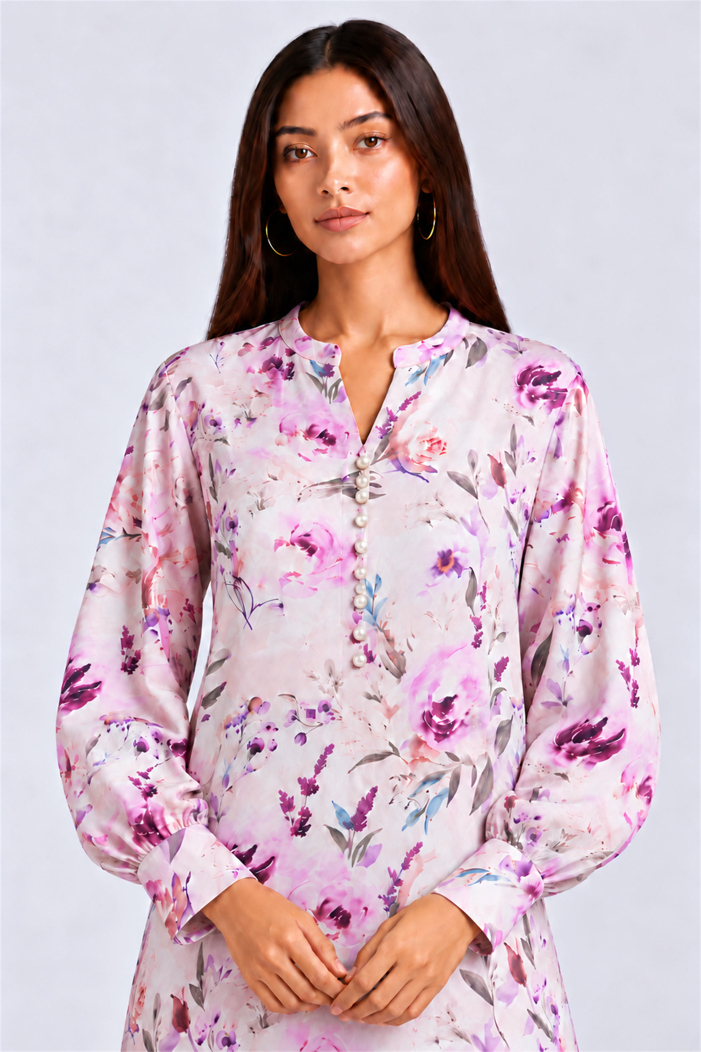 HADA Women's Exclusive Party Kurta - Purple