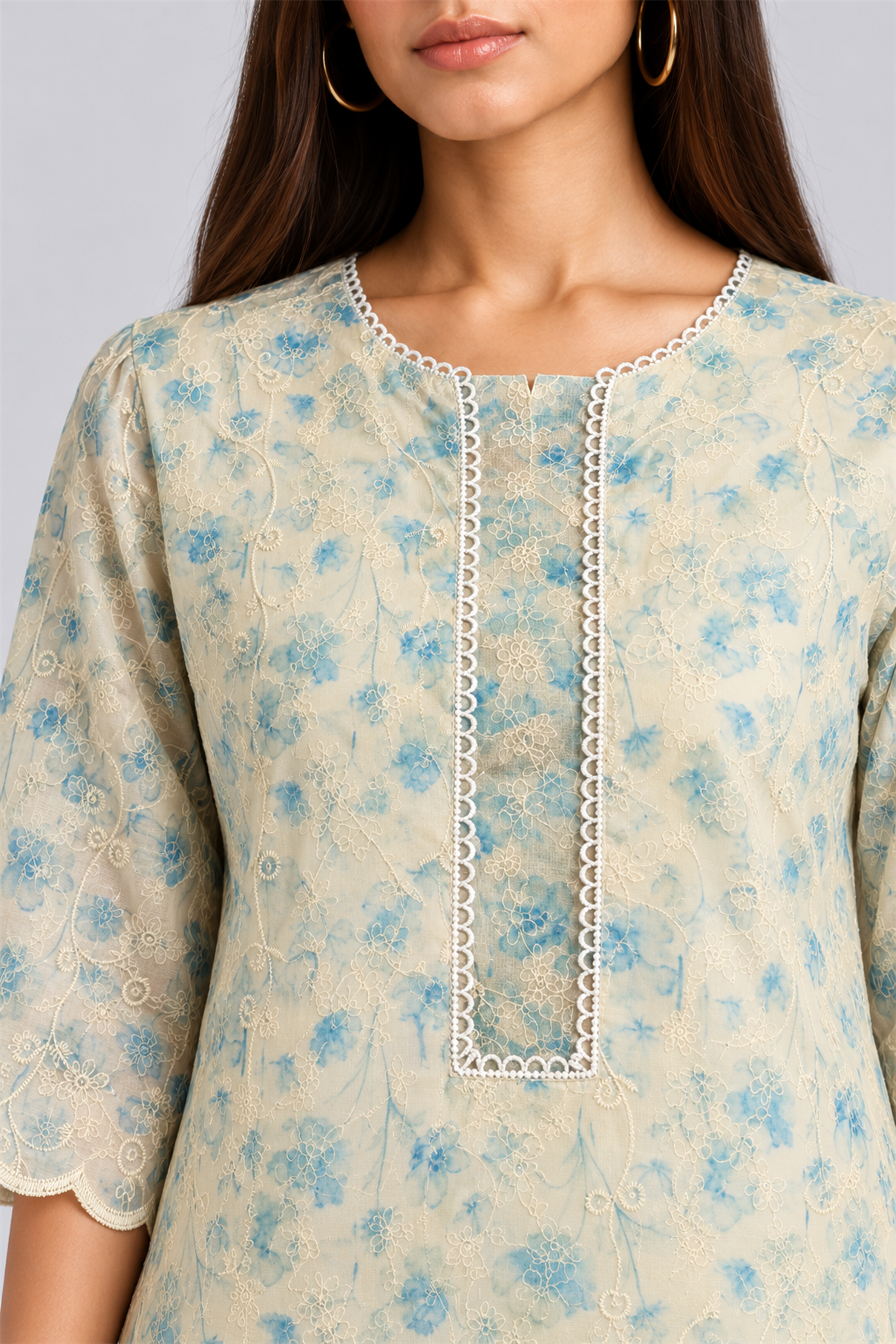 HADA Women's Exclusive Kurta - Blue
