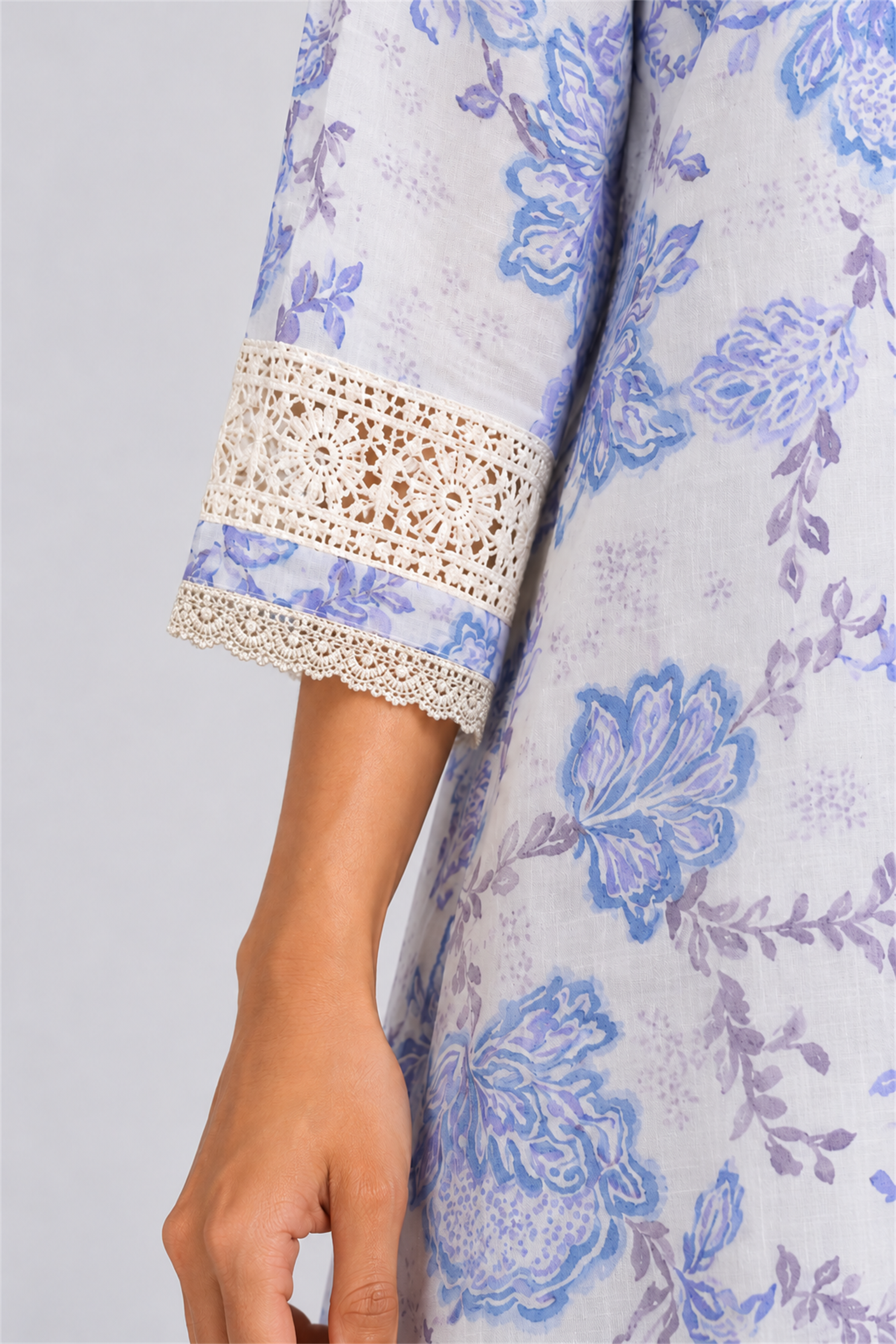 HADA Women's Exclusive Party Kurta - Blue