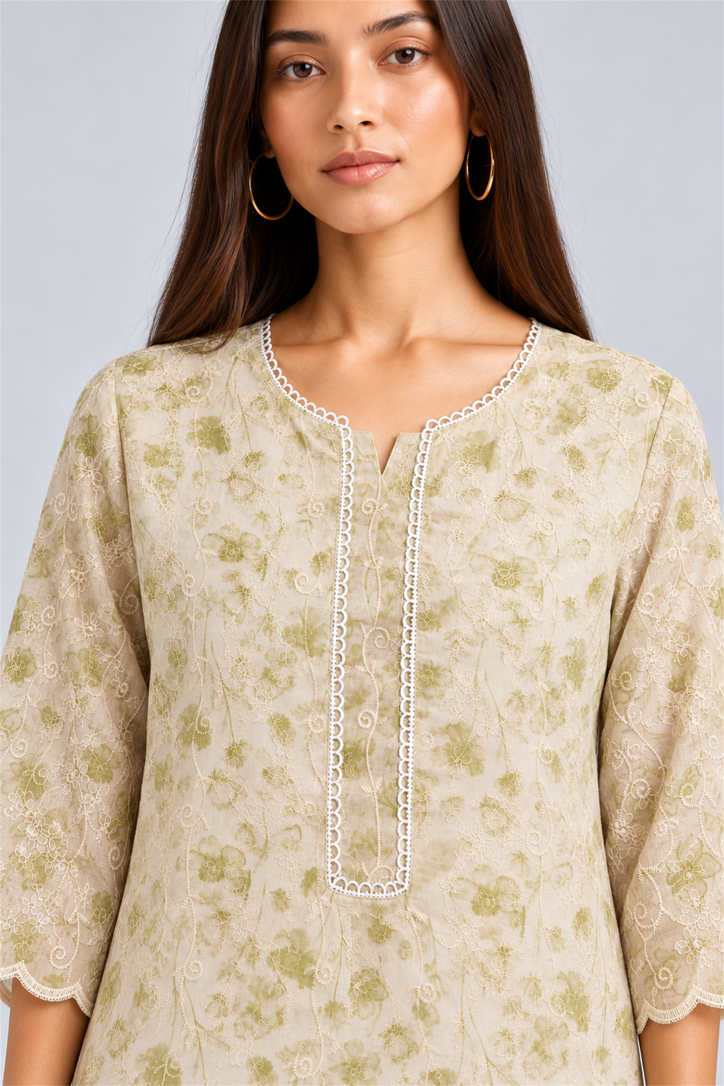 HADA Women's Exclusive Kurta - Green