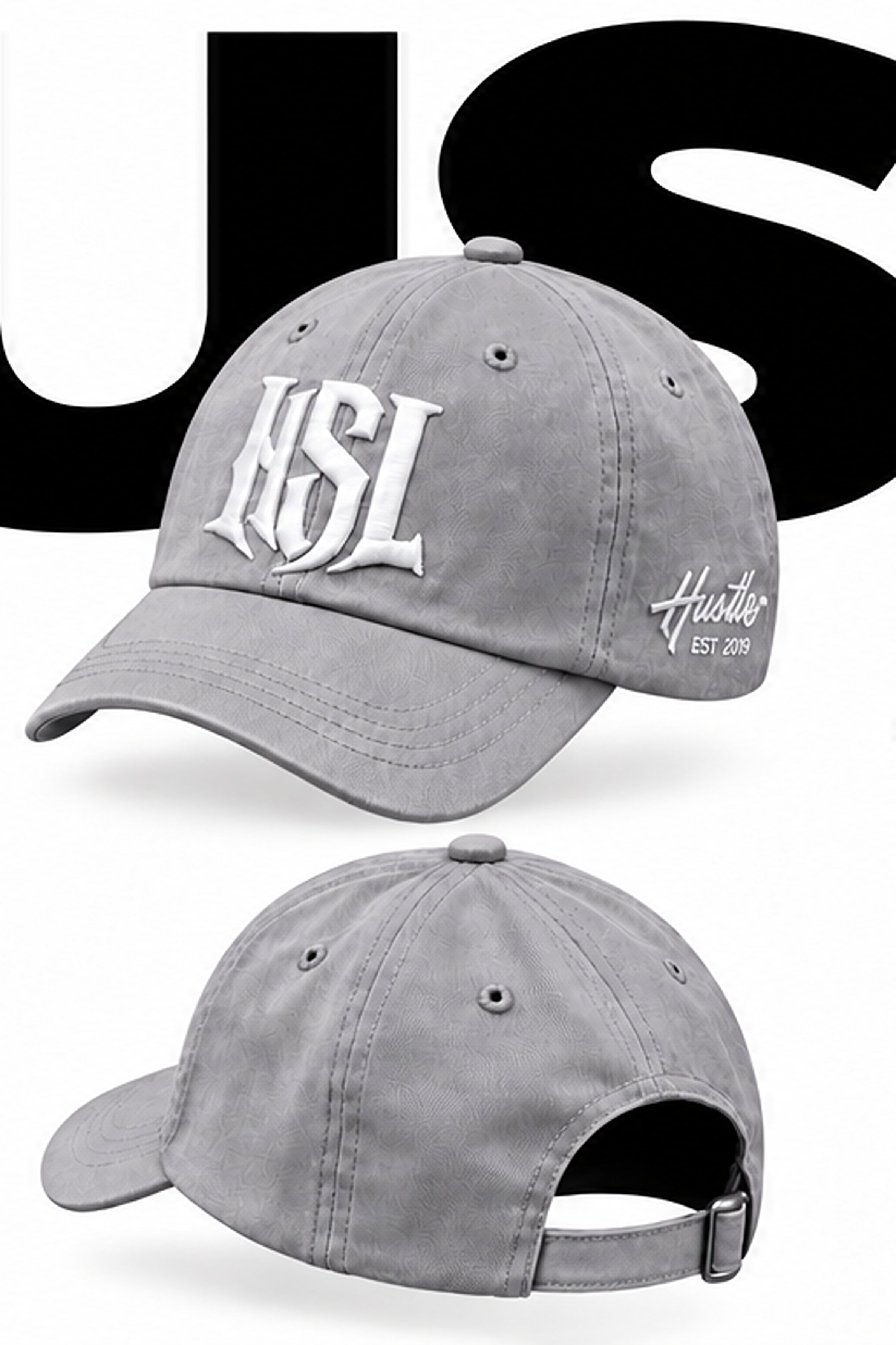 HUSTLE Men's Cap - Ash