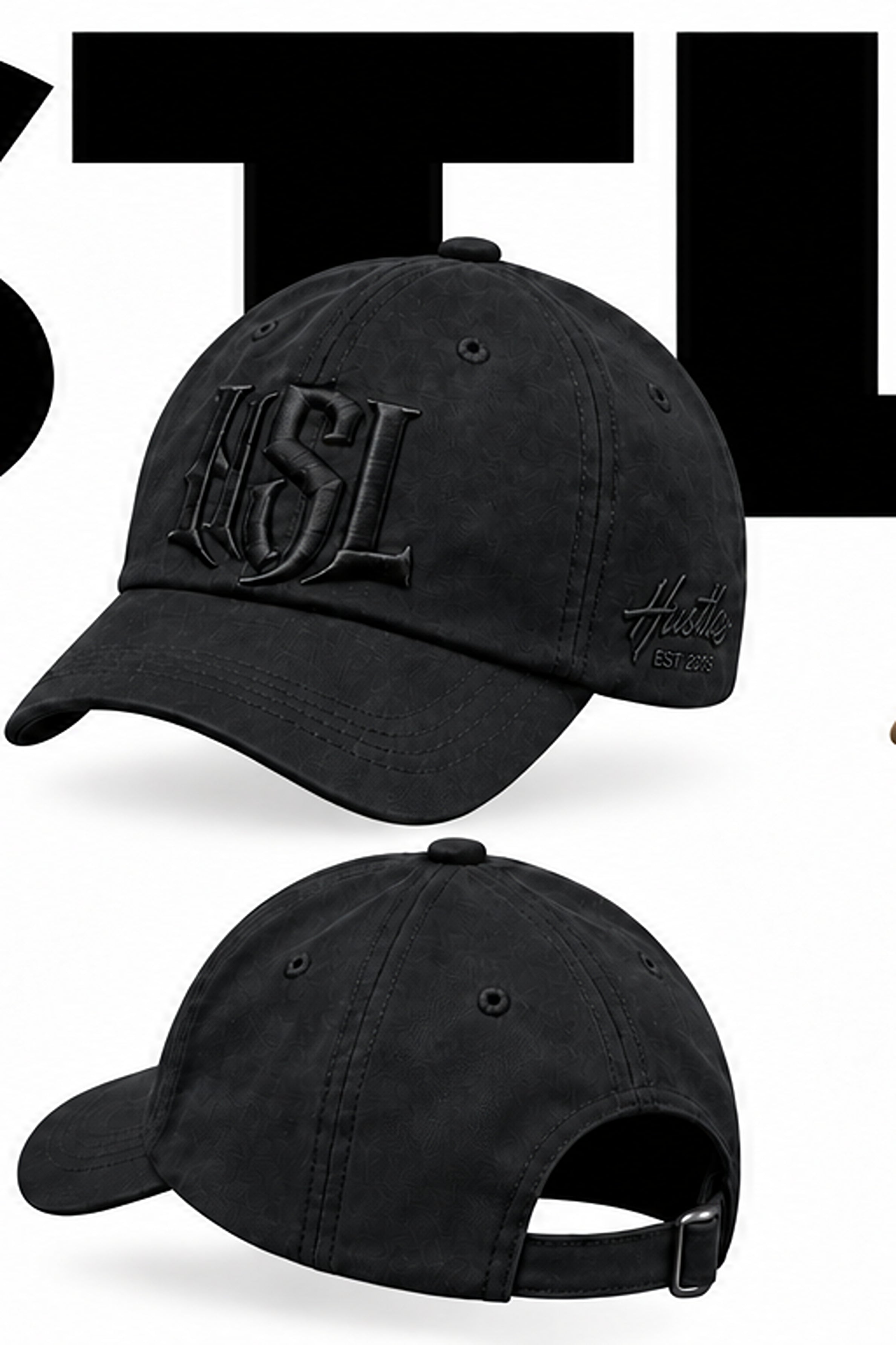 HUSTLE Men's Cap - Black