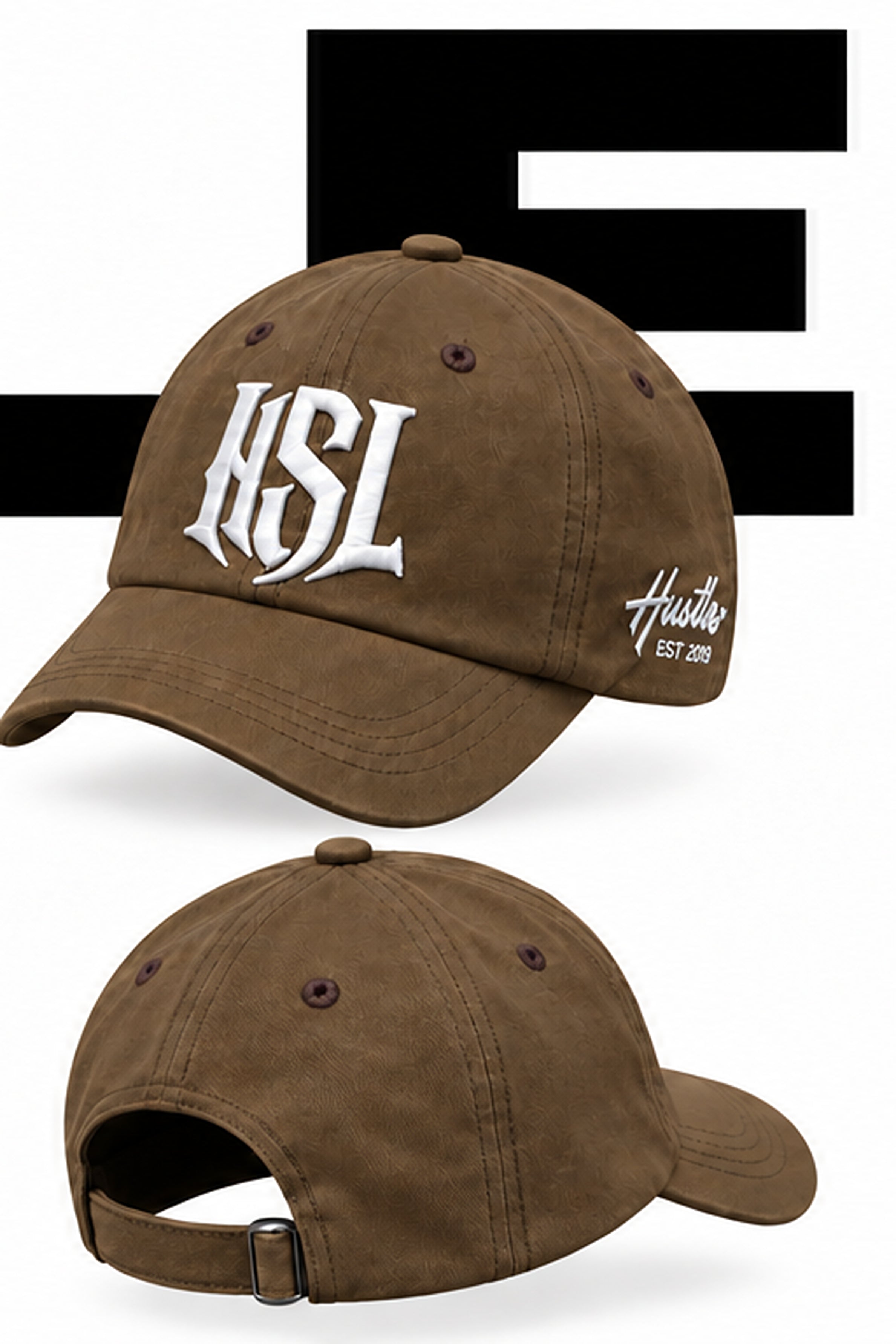 HUSTLE Men's Cap - Coffe