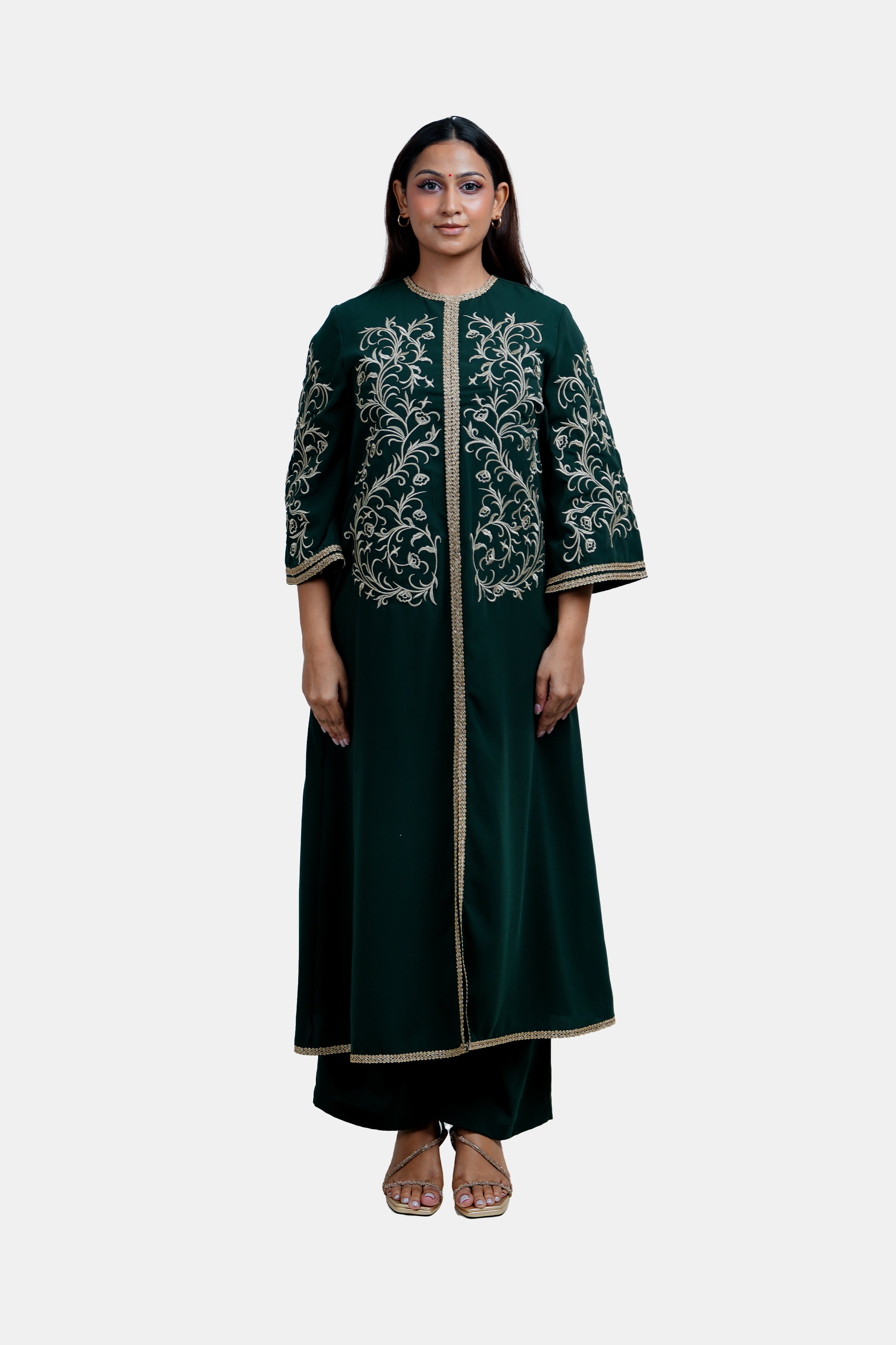 HADA Women's Printed Party Kurta