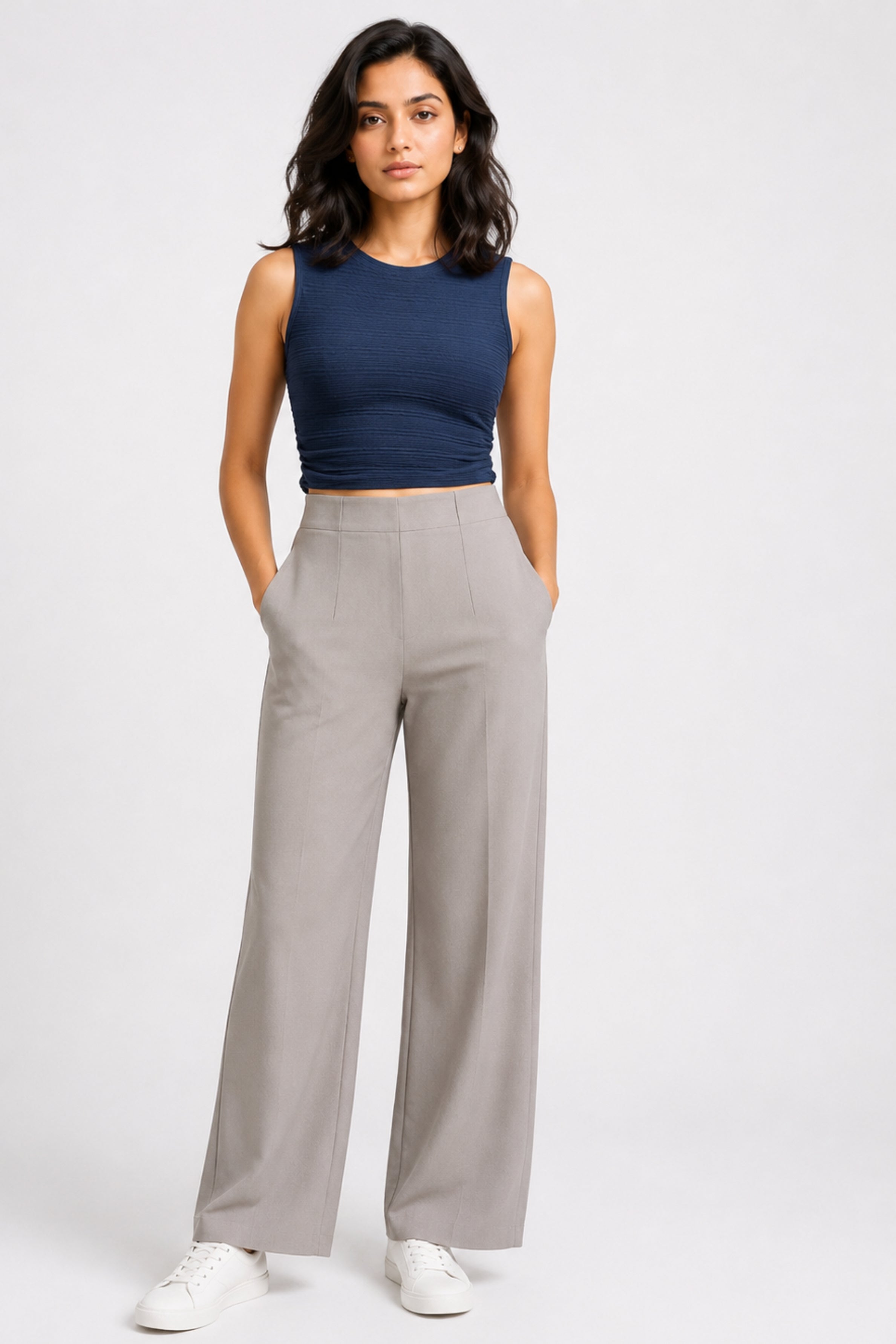 MODANO Casual Top - Navy