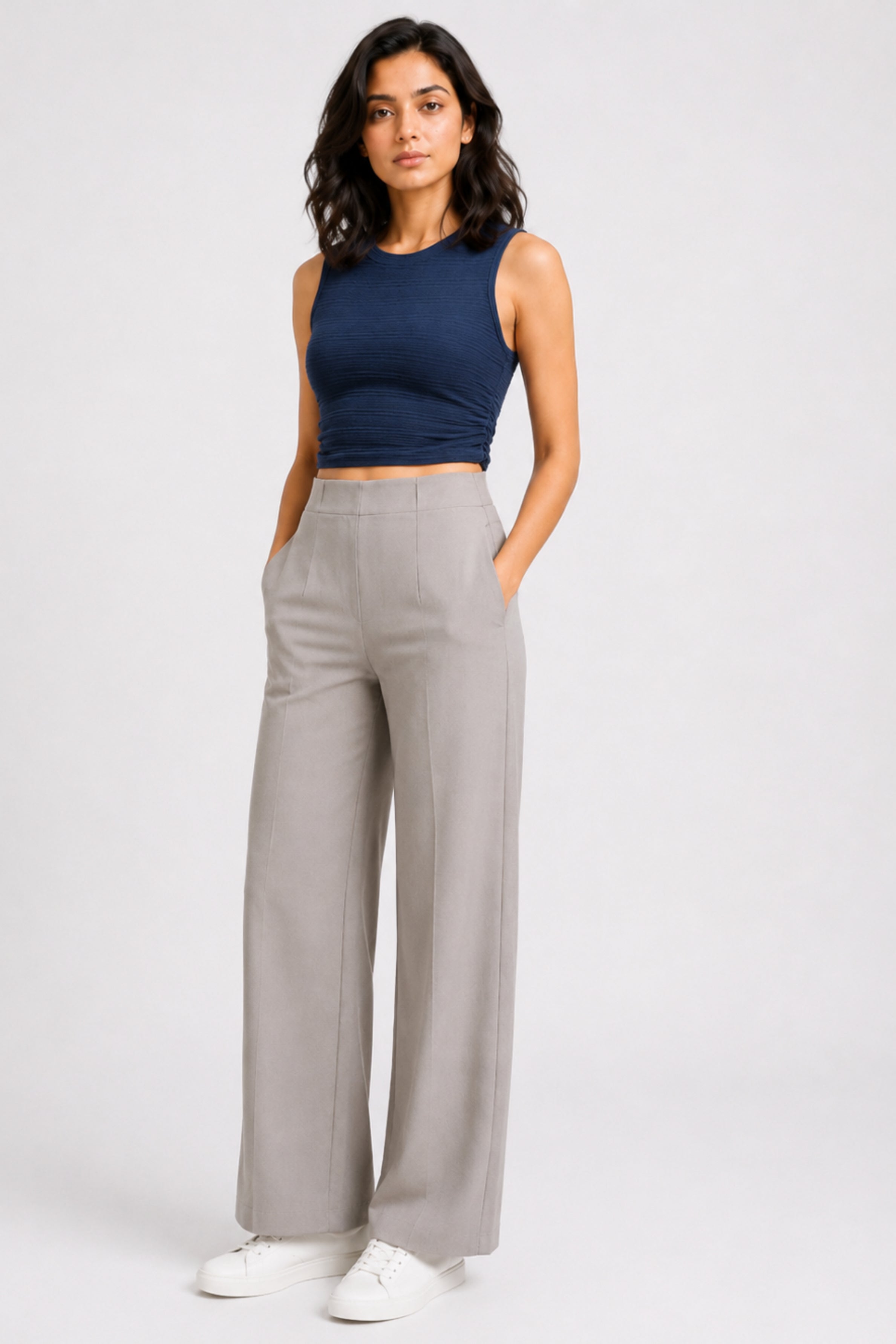MODANO Casual Top - Navy