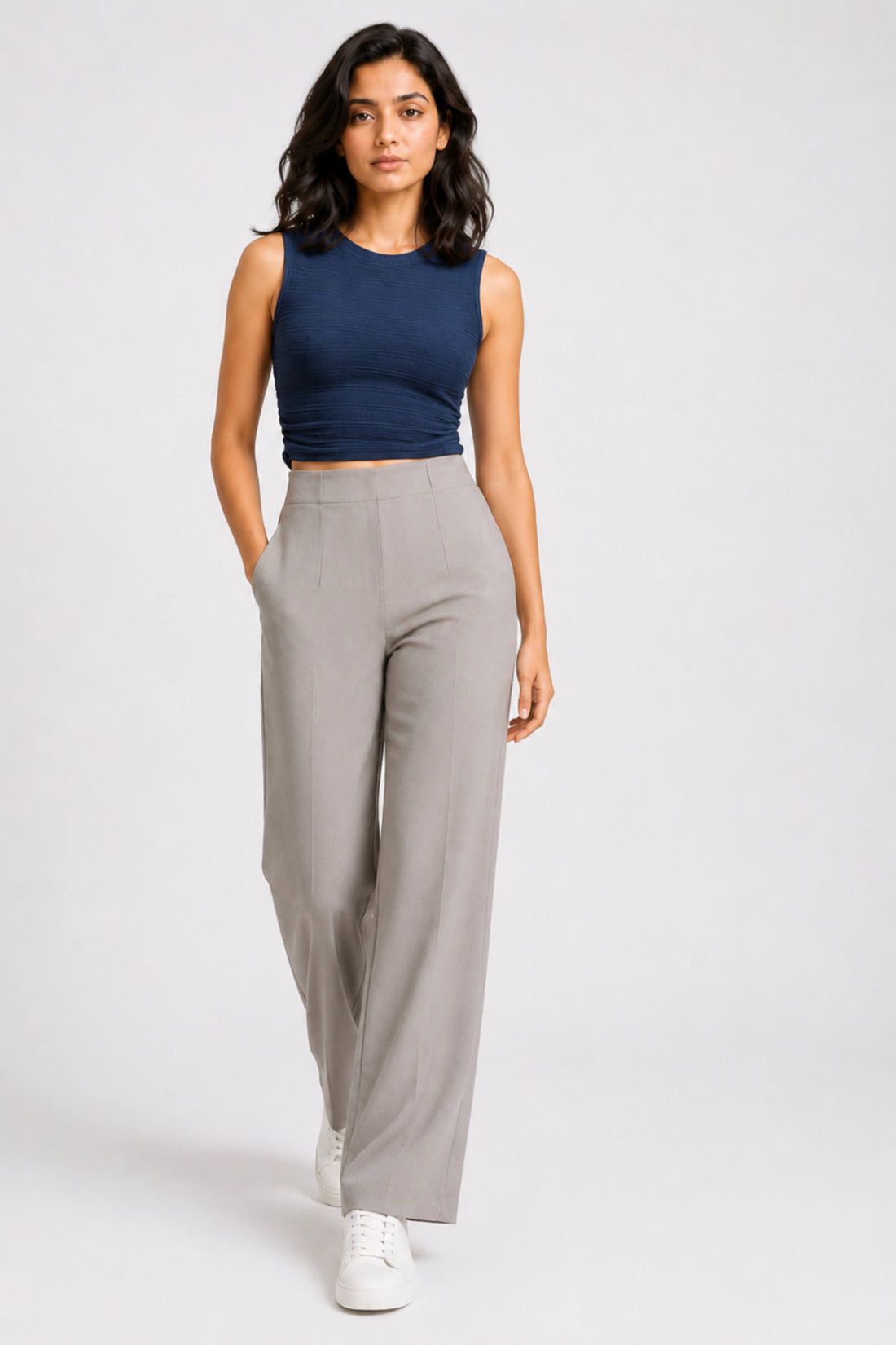 MODANO Casual Top - Navy