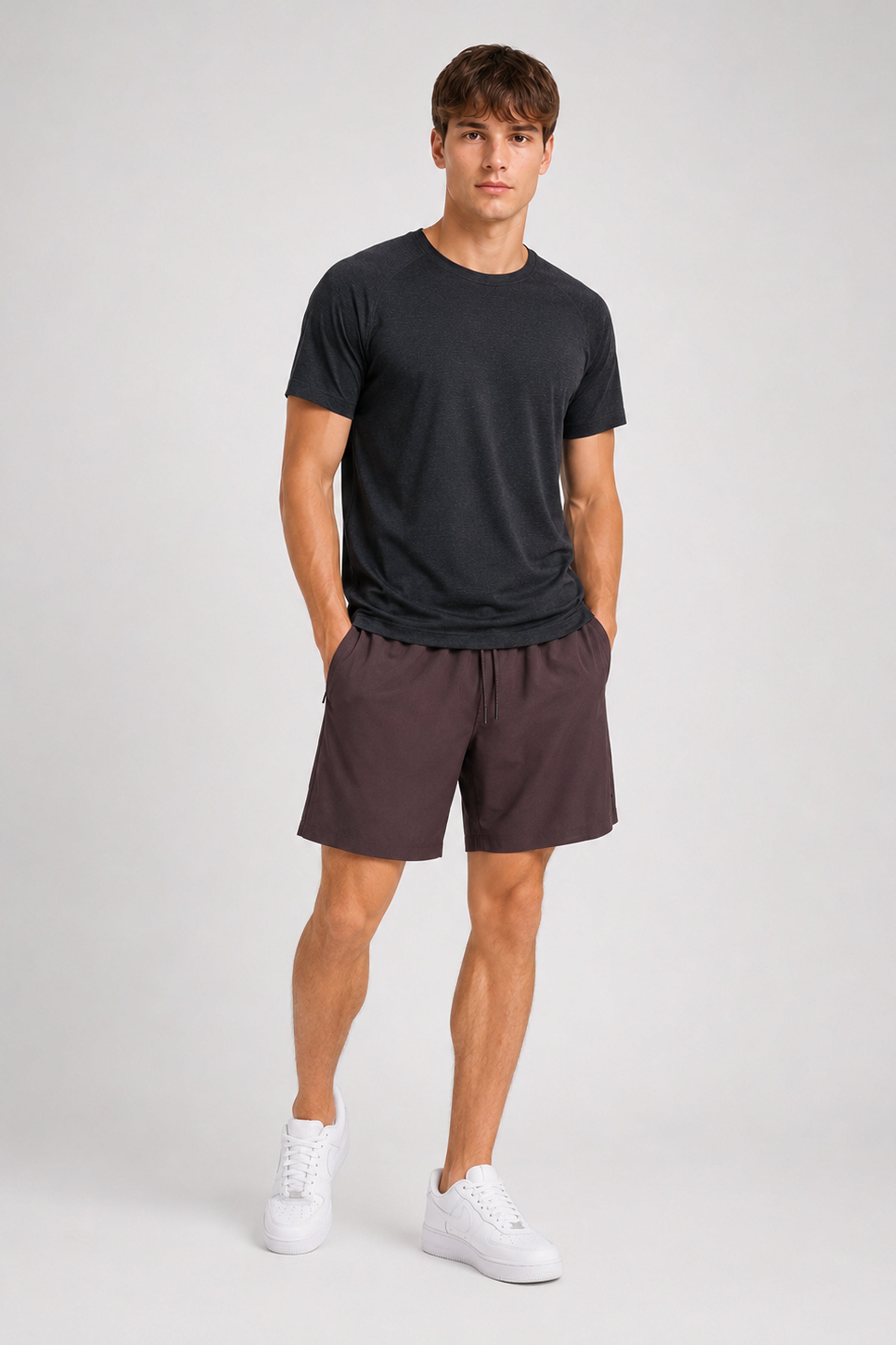 STRIDE Men’s Performance Sports Short - Brown