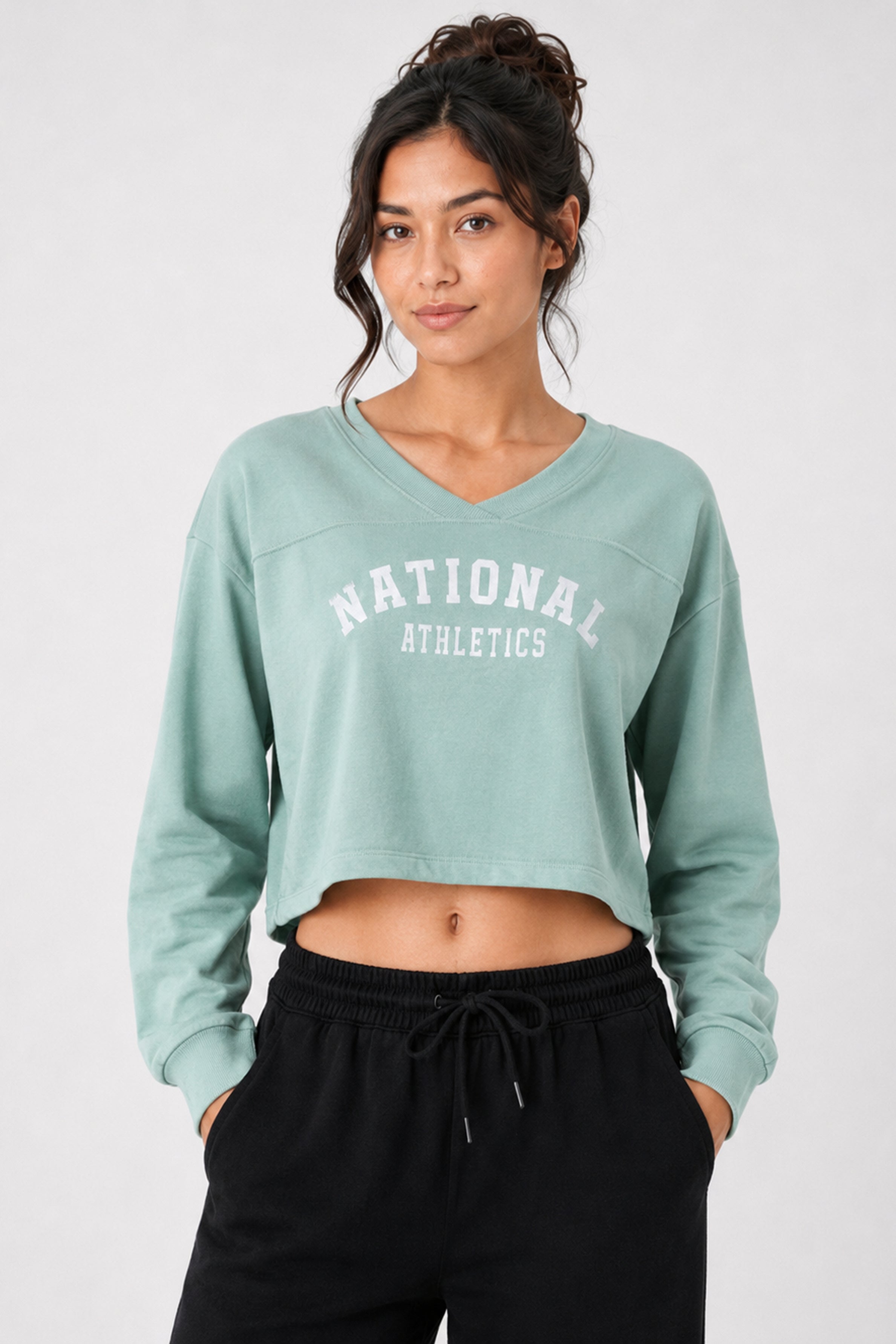 Modano Women's Long Sleeve Tees - Green