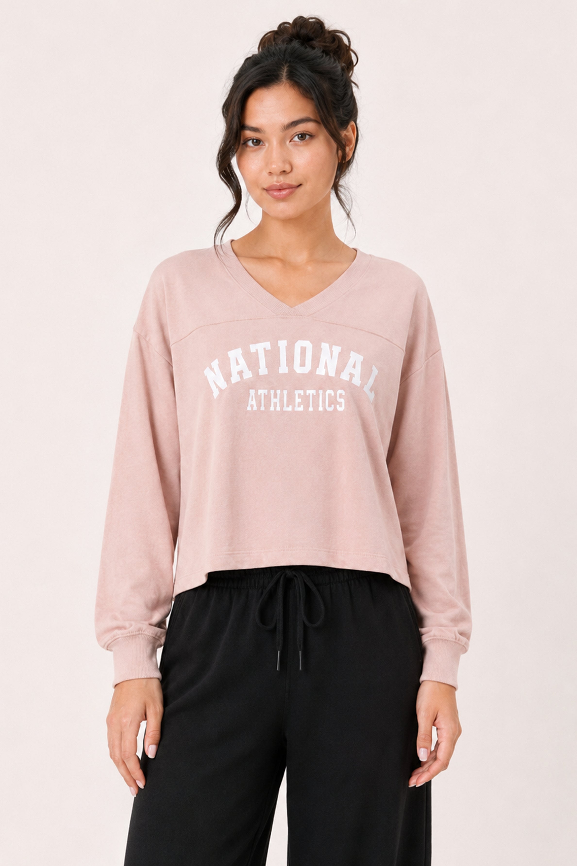Modano Women's Long Sleeve Tees - Beige