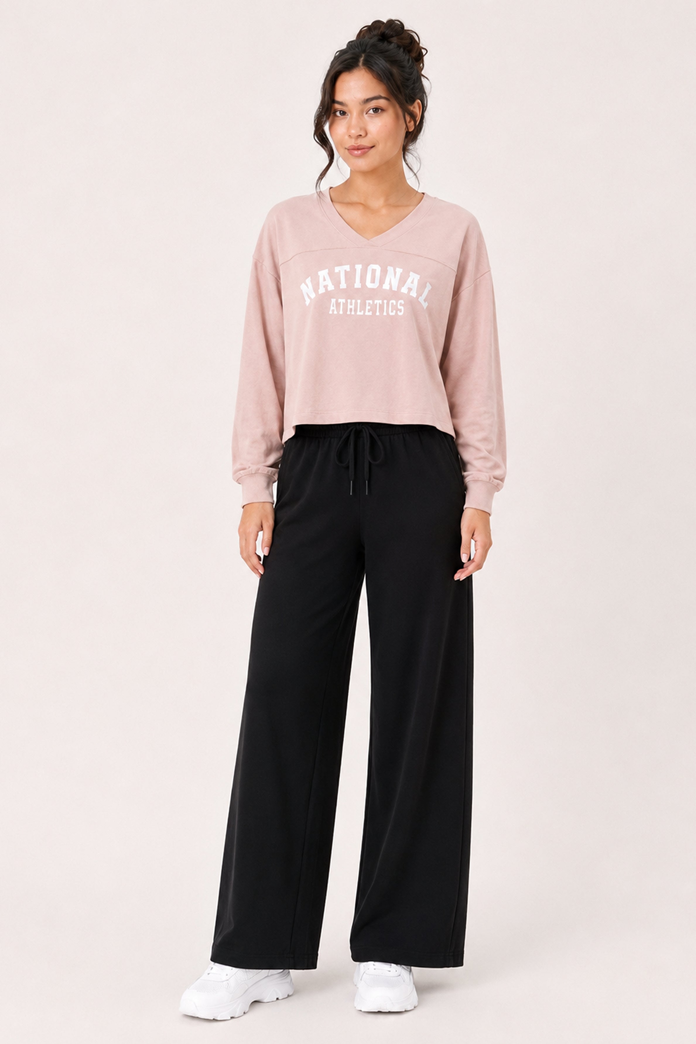 Modano Women's Long Sleeve Tees - Beige