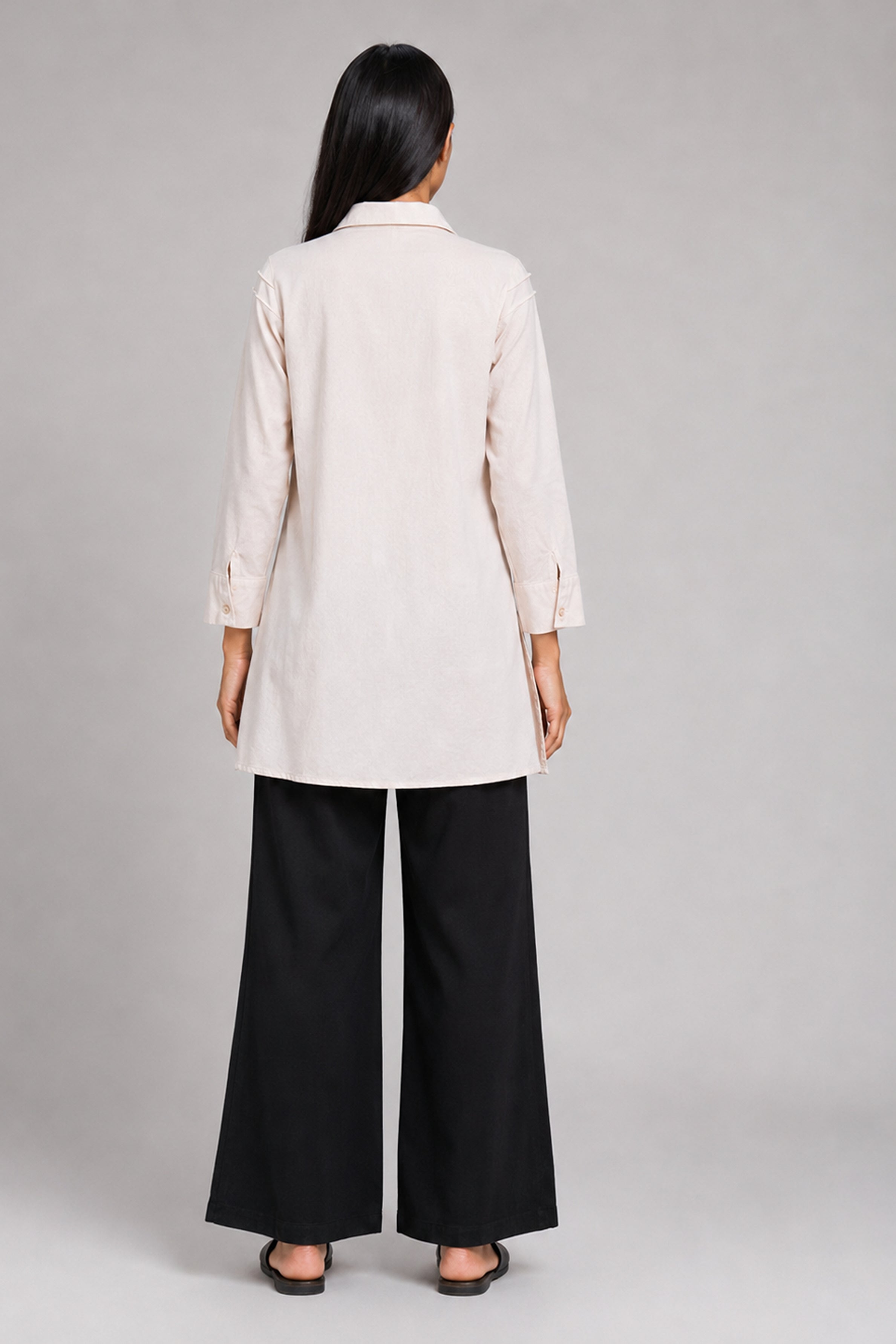 HADA Casual Kurta - Off White