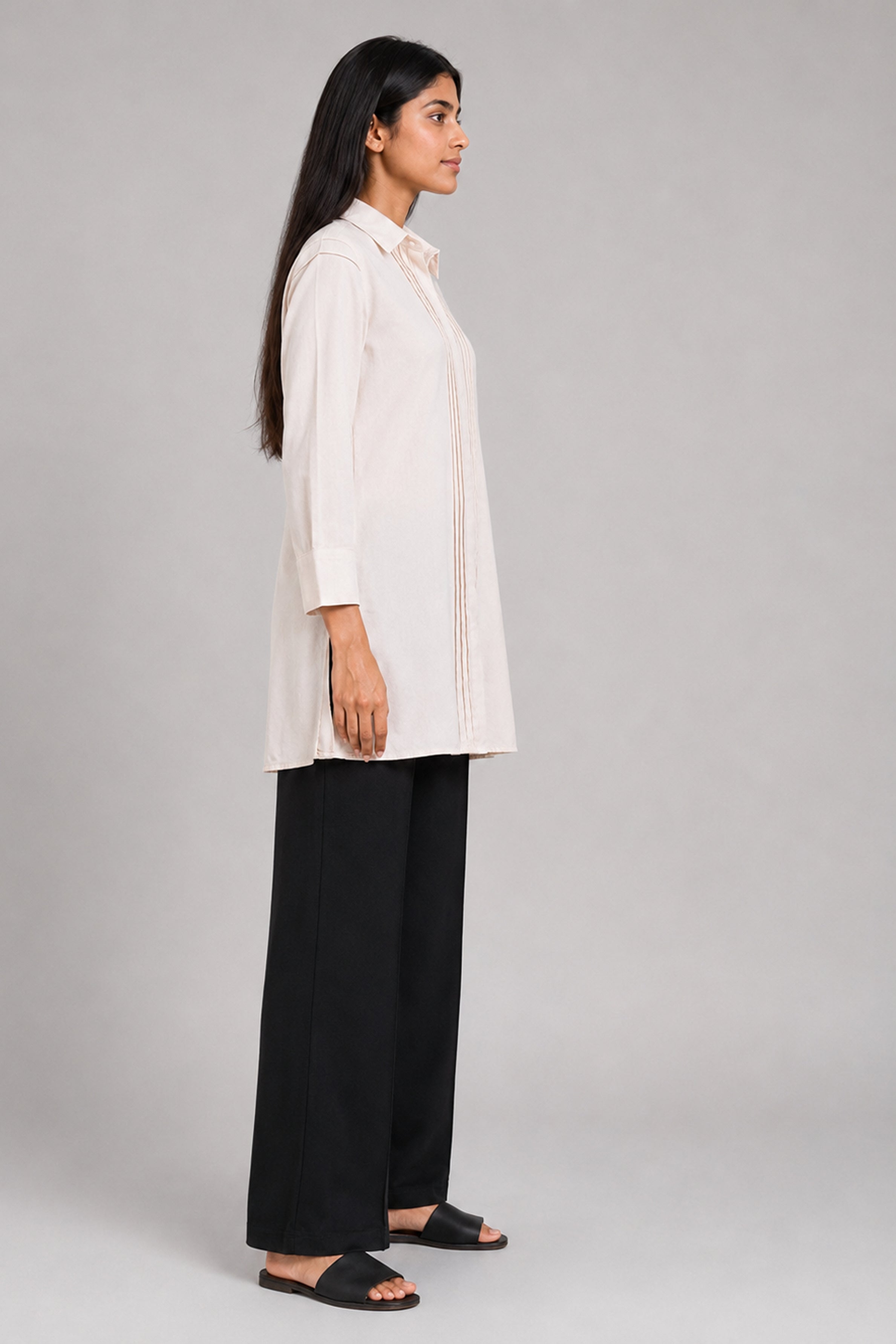 HADA Casual Kurta - Off White