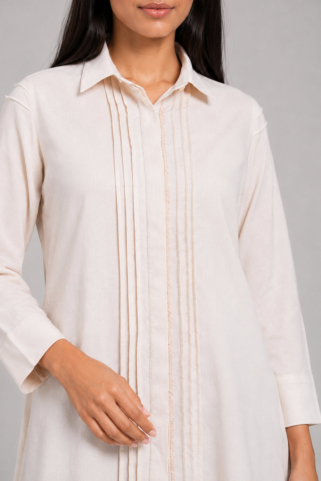 HADA Casual Kurta - Off White