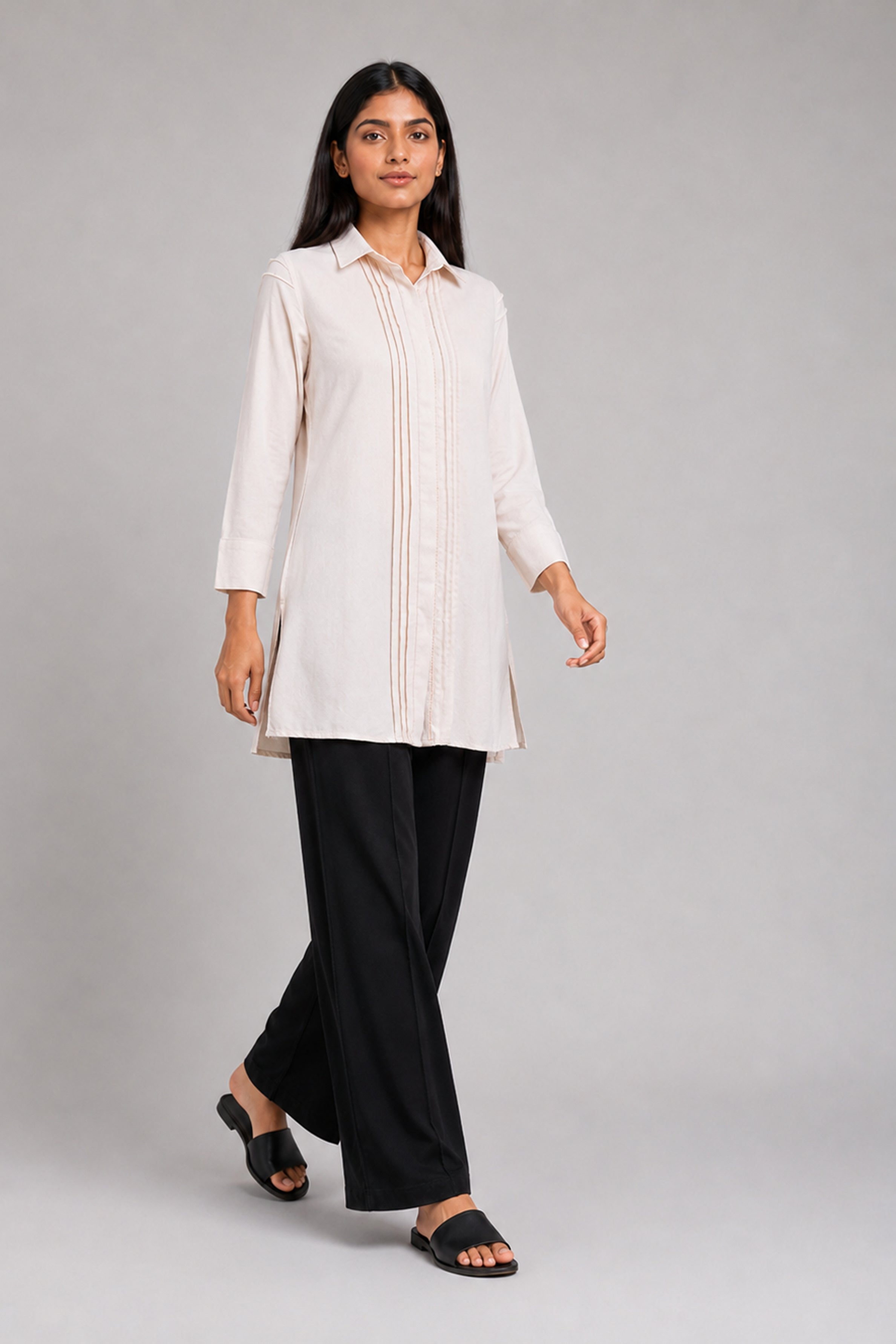 HADA Casual Kurta - Off White