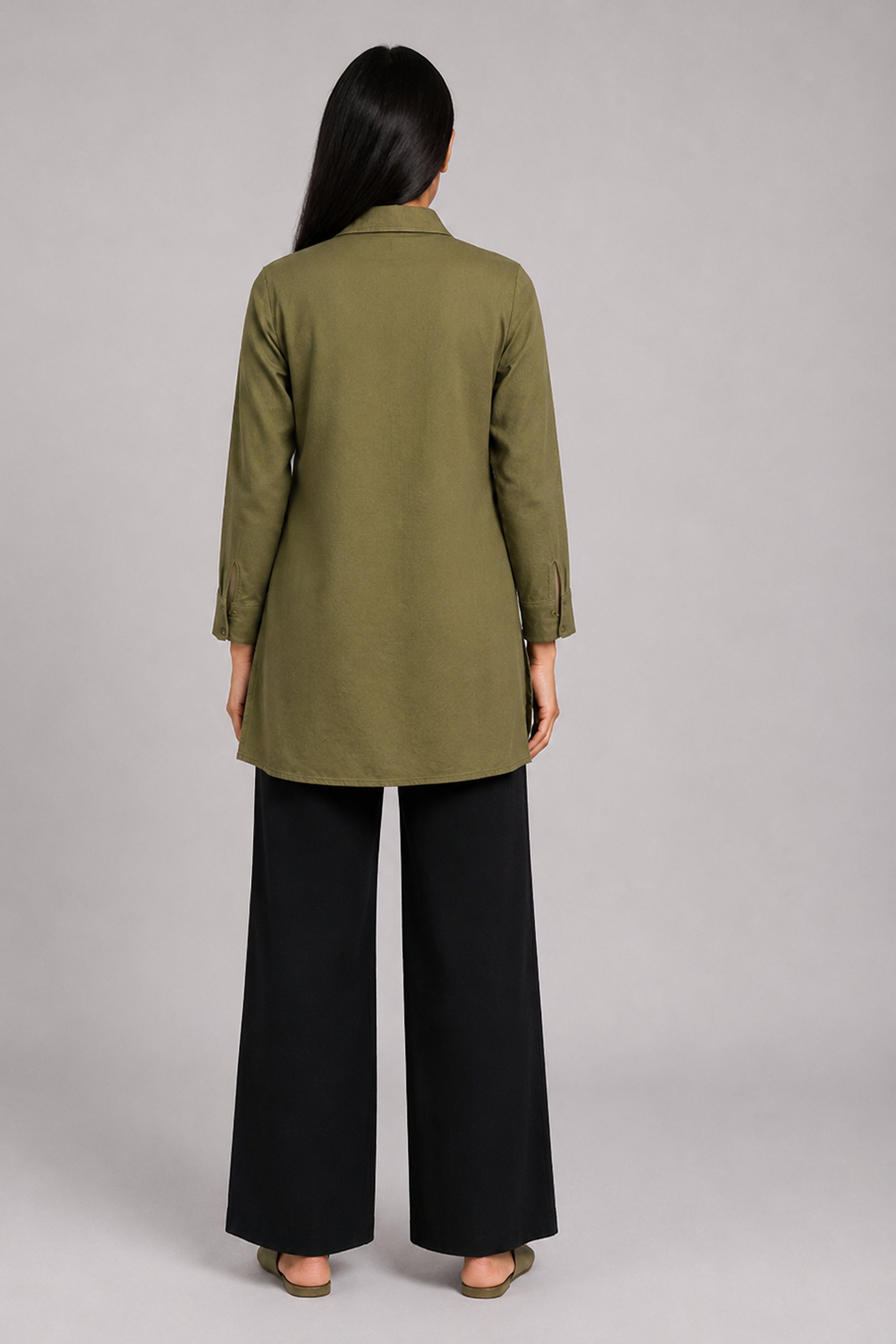 HADA Casual Kurta - Green