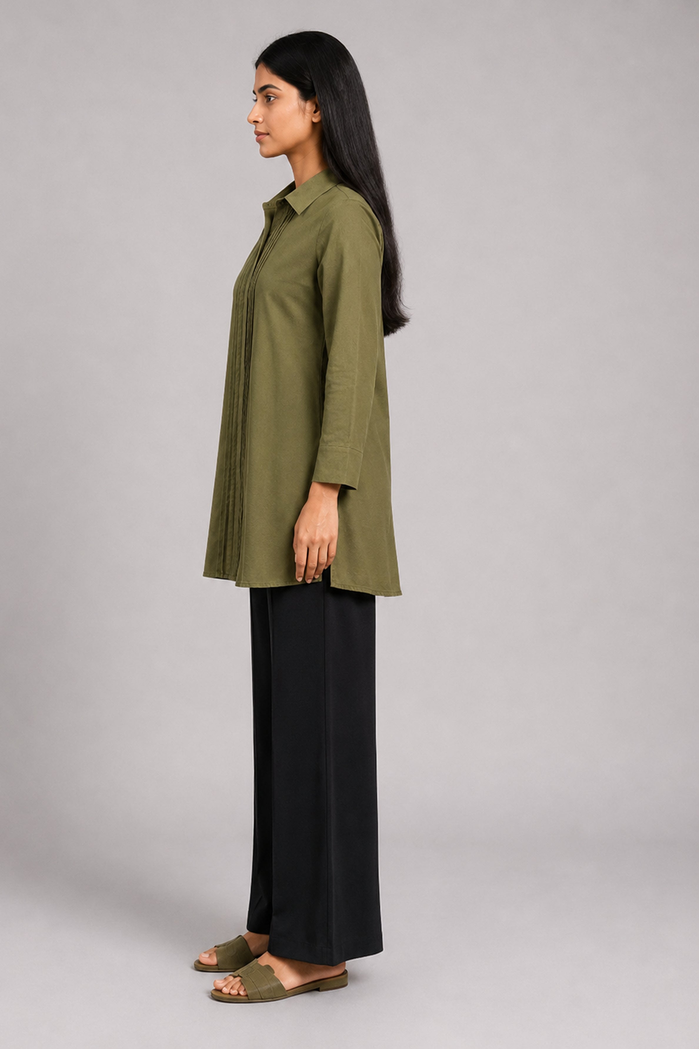 HADA Casual Kurta - Green
