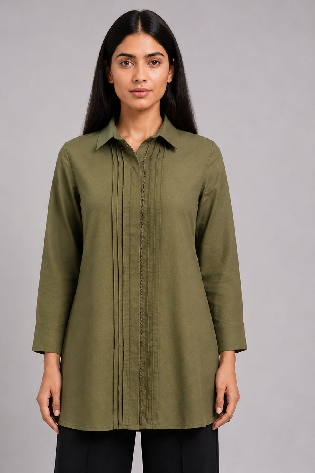 HADA Casual Kurta - Green