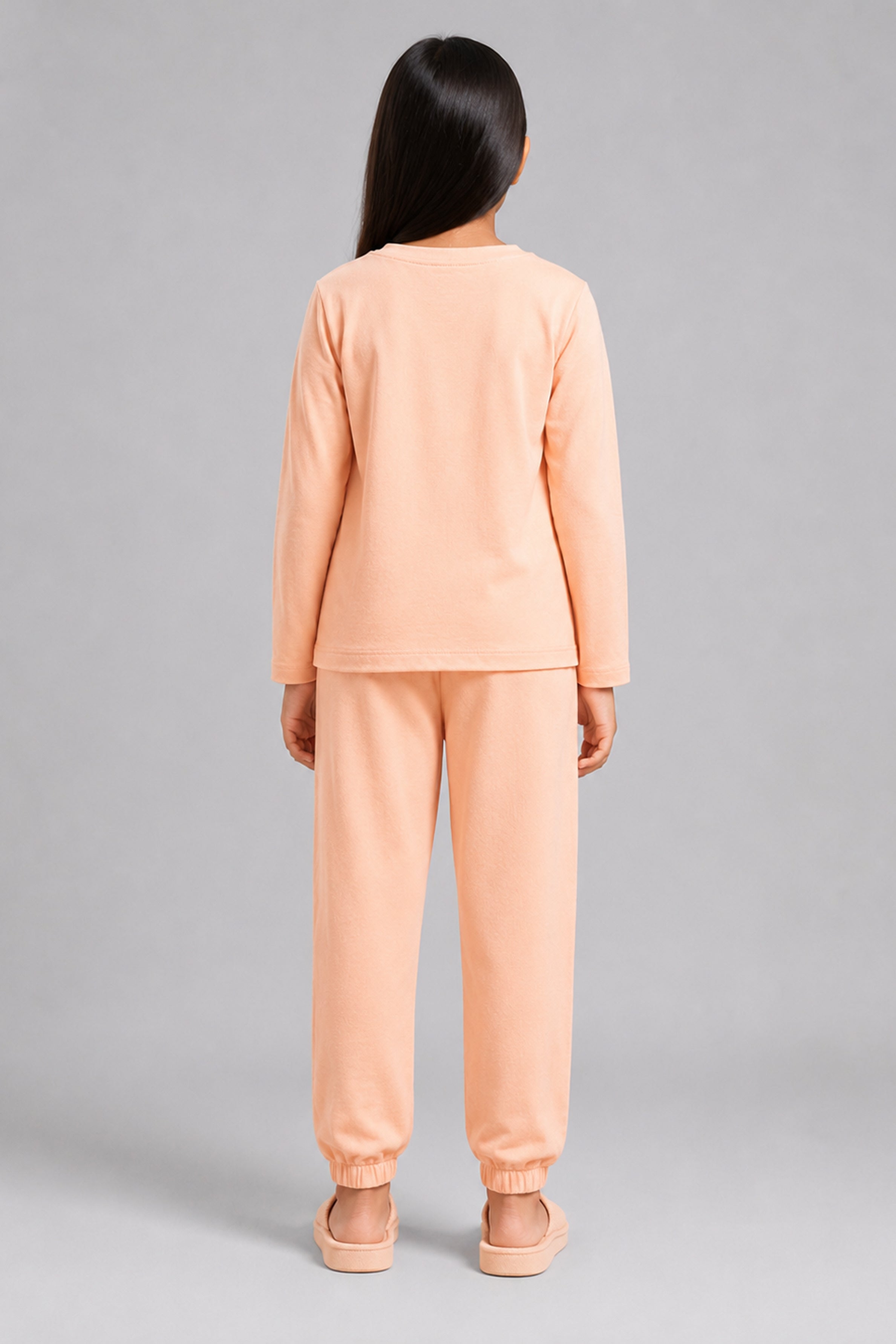 YAWN Kid's Pijama 2Pcs Set - Orange