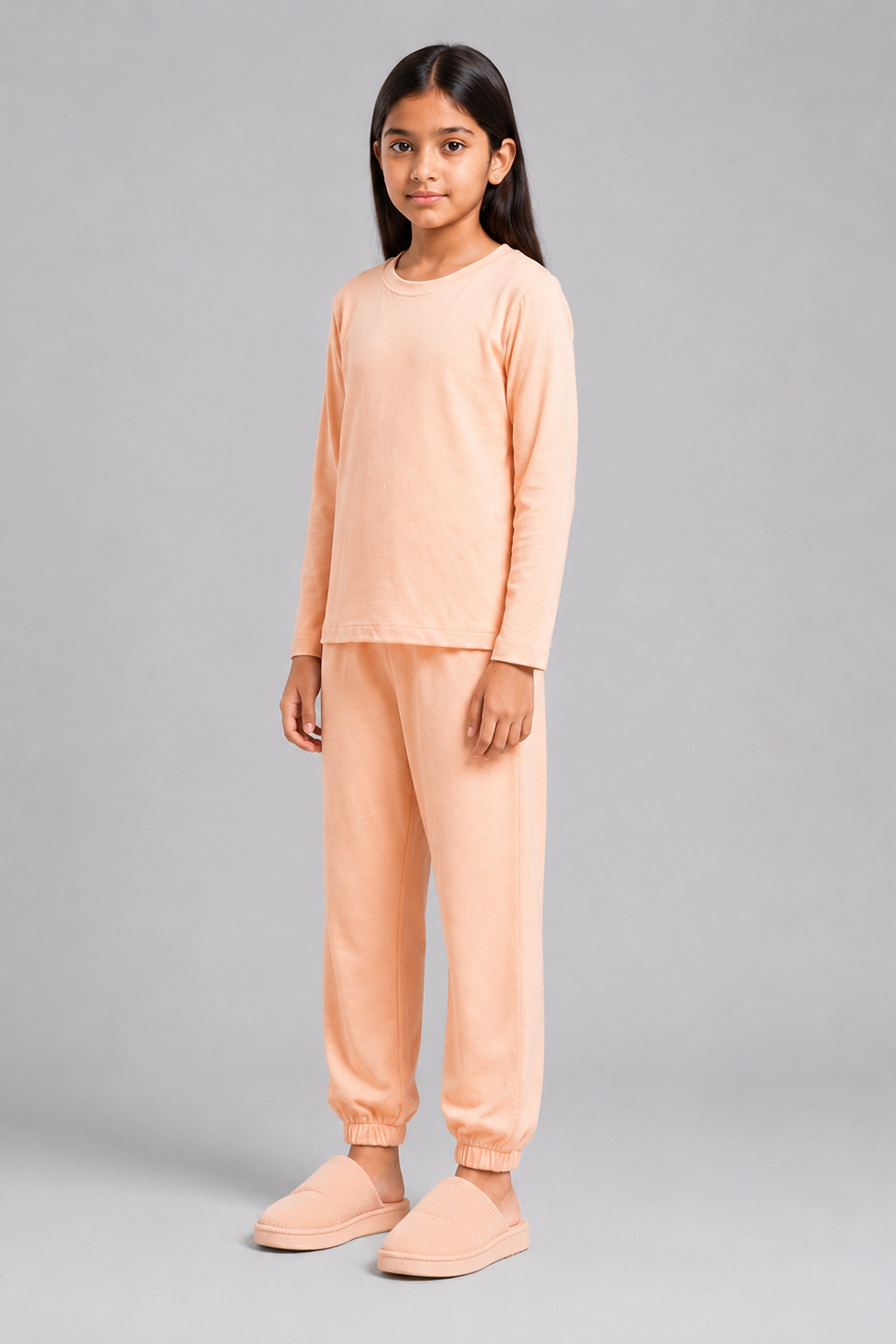 YAWN Kid's Pijama 2Pcs Set - Orange