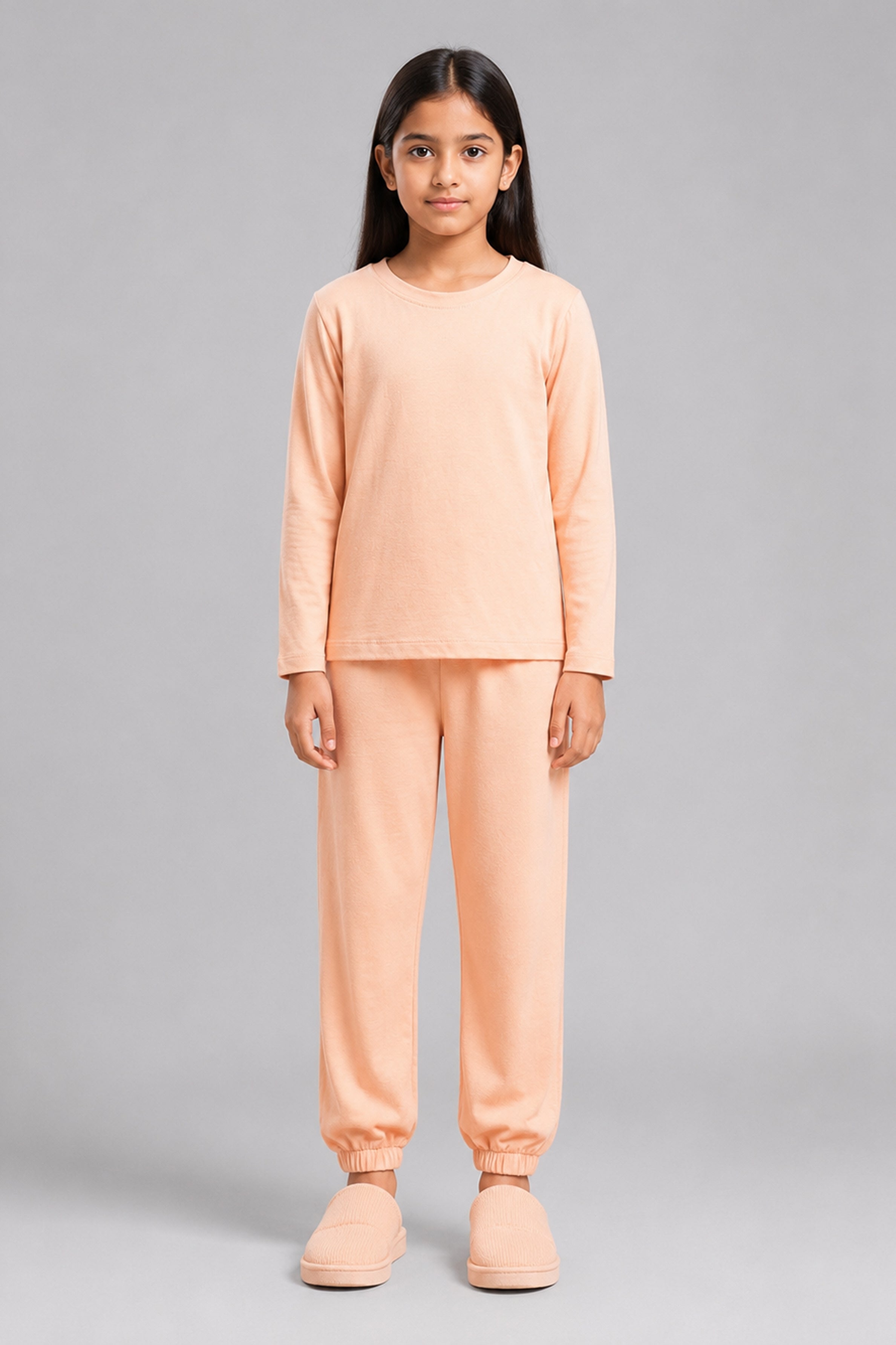 YAWN Kid's Pijama 2Pcs Set - Orange