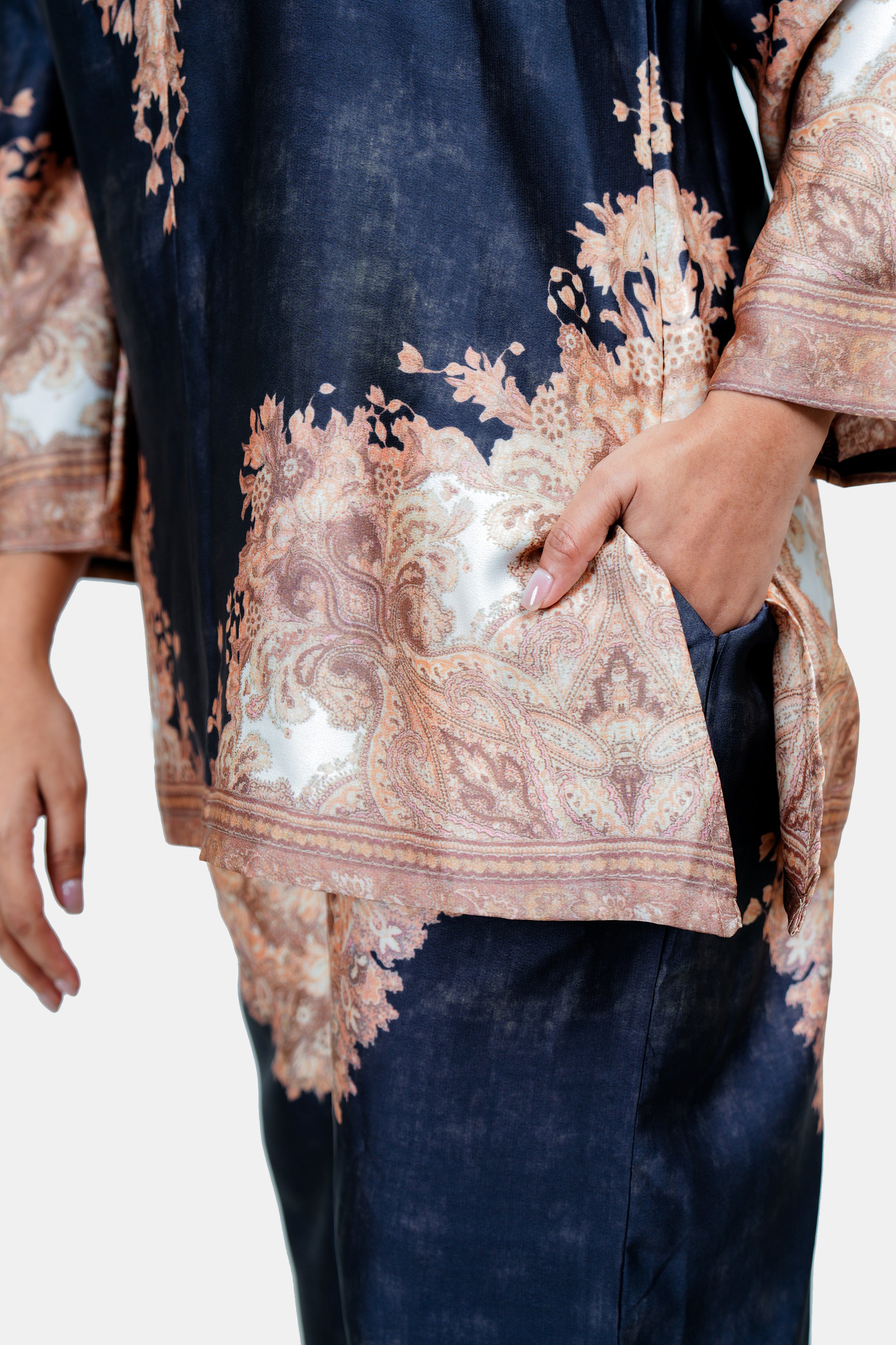 HADA Women's Printed Party Top