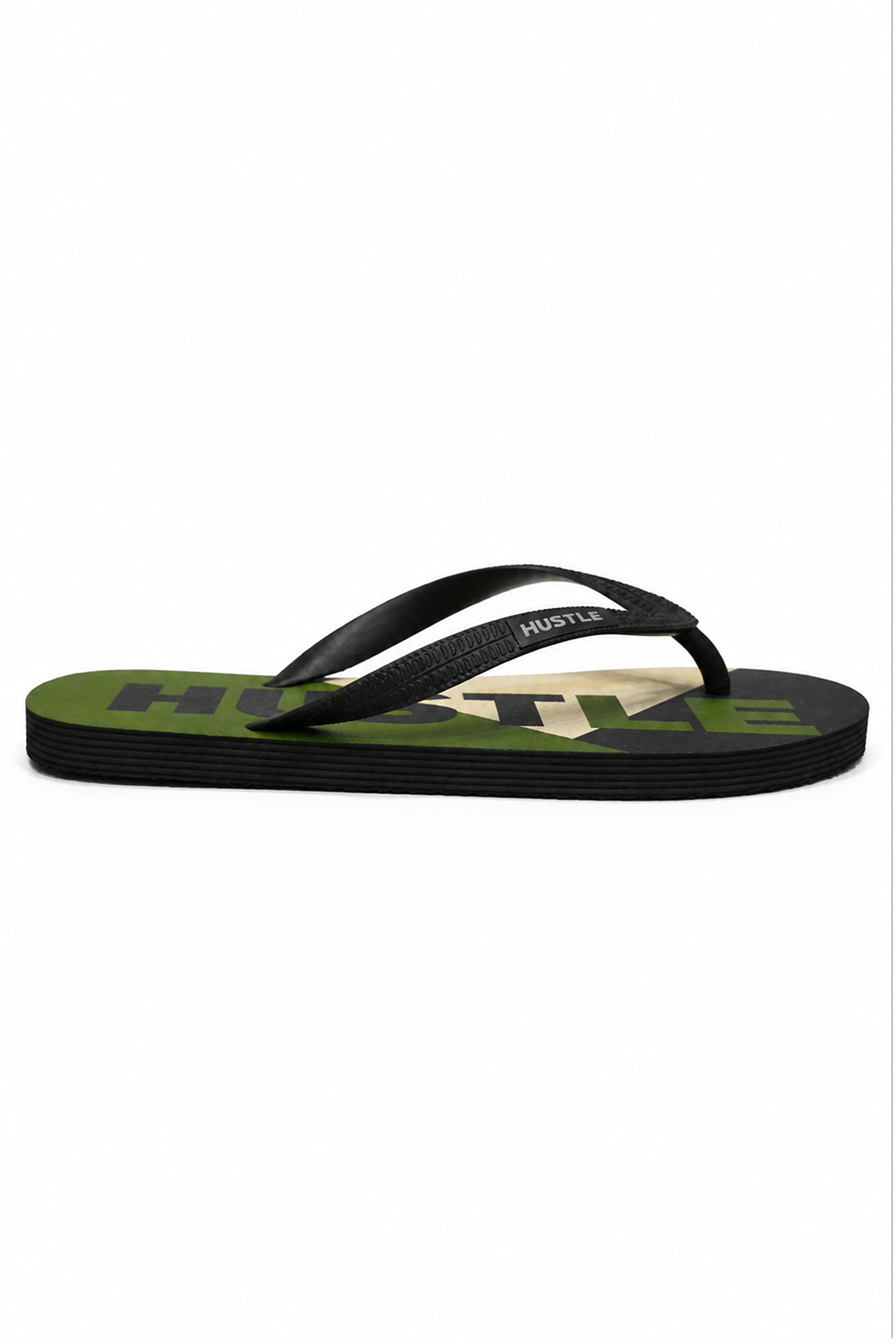 HUSTLE Men's  Flip Flops - Green