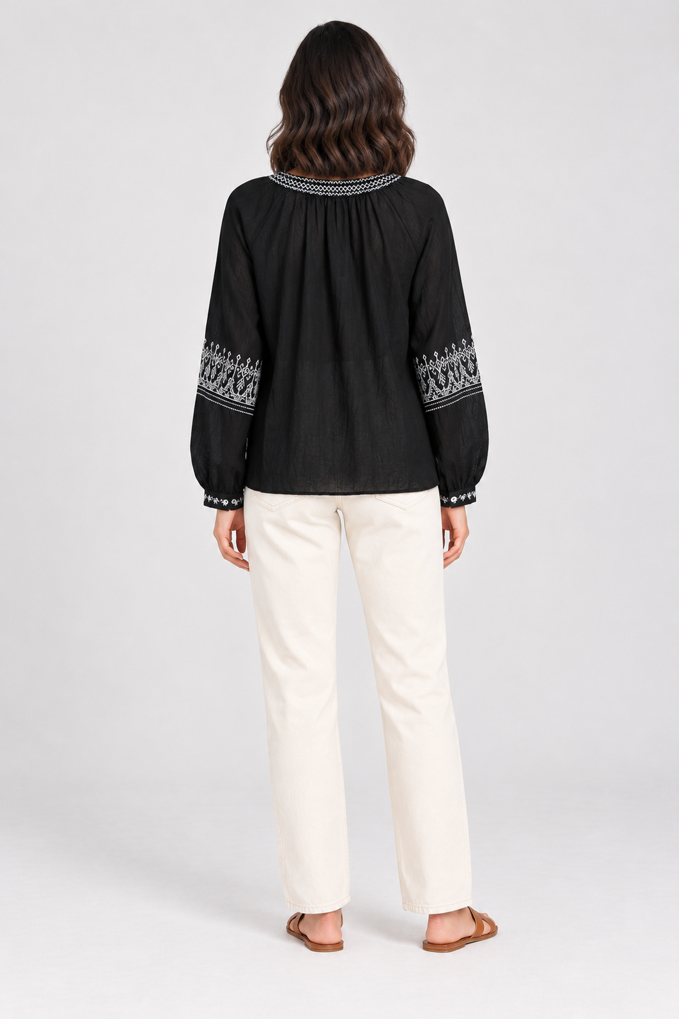 FOREVER 21 Women's Casual Regular Blouse - Black