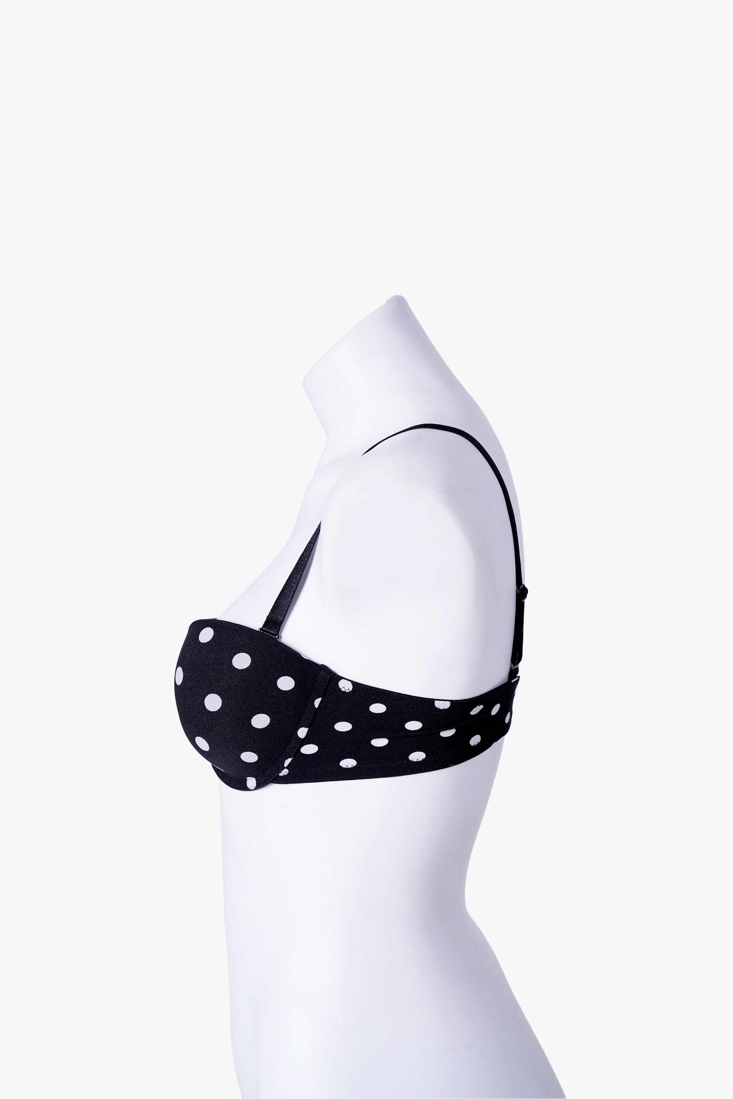 Envogue Black Multiway Dotted Bra