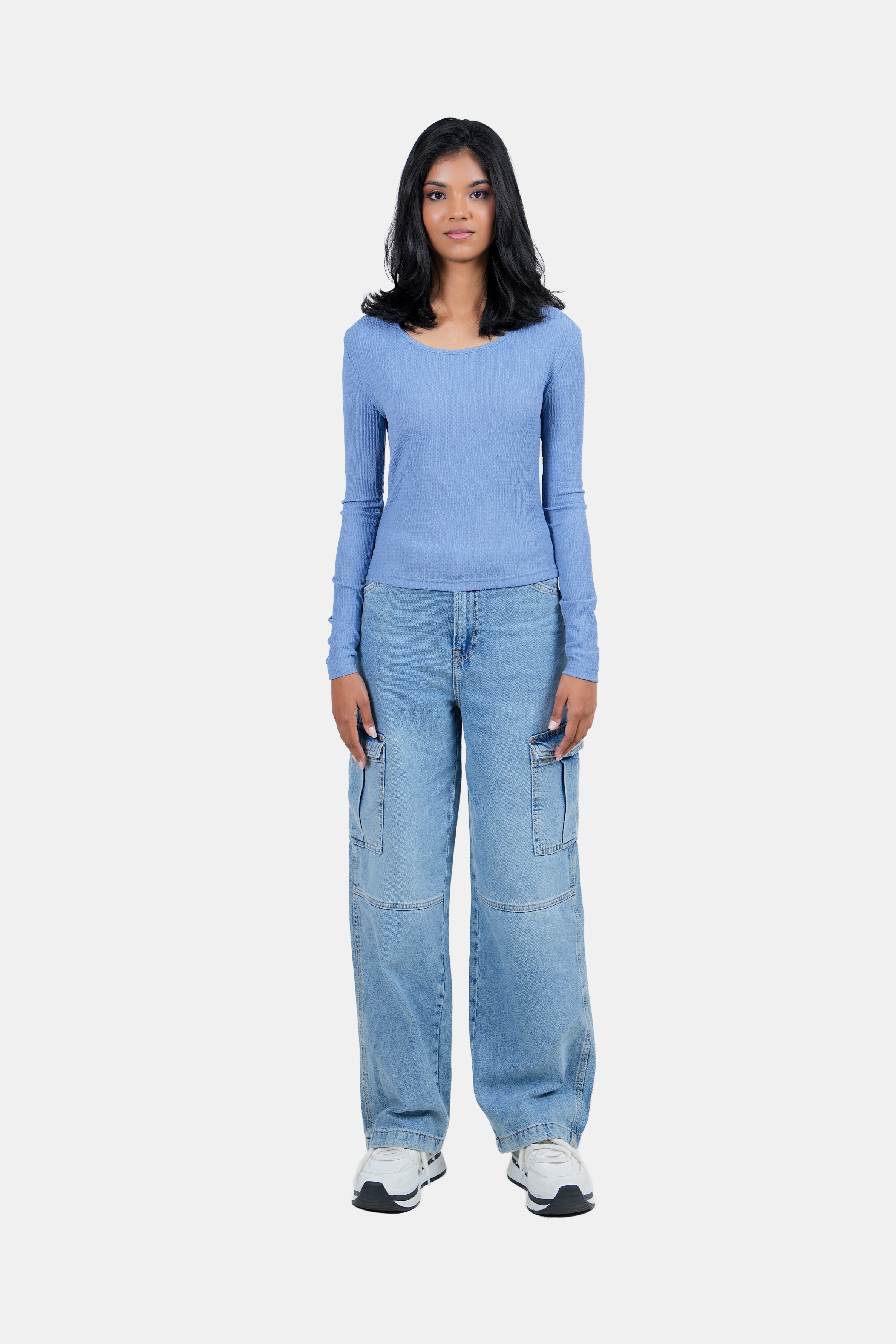 Modano Ladies Casual Long Sleeve Top