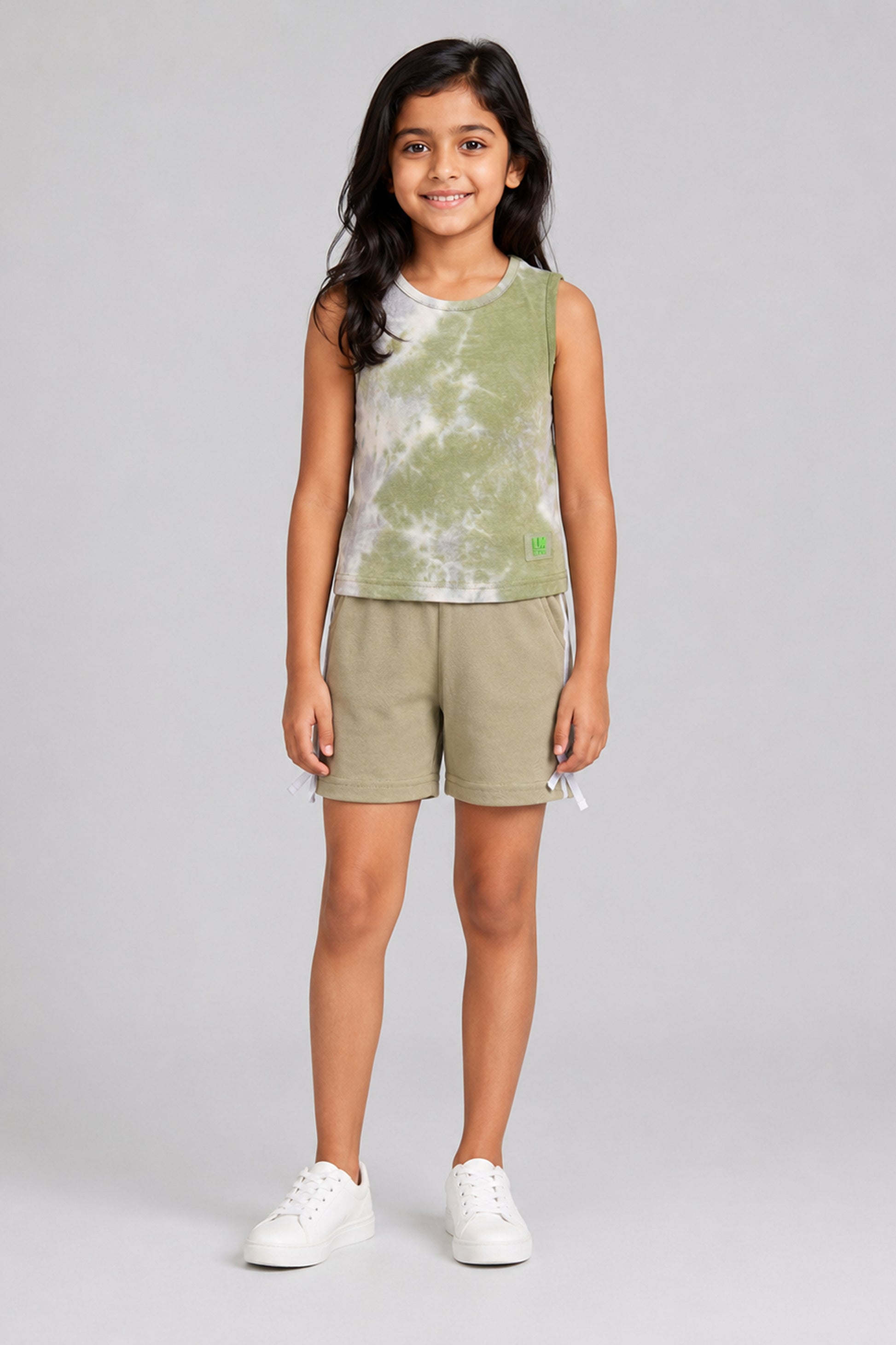 LITTLE MODANO Kids' Green Top