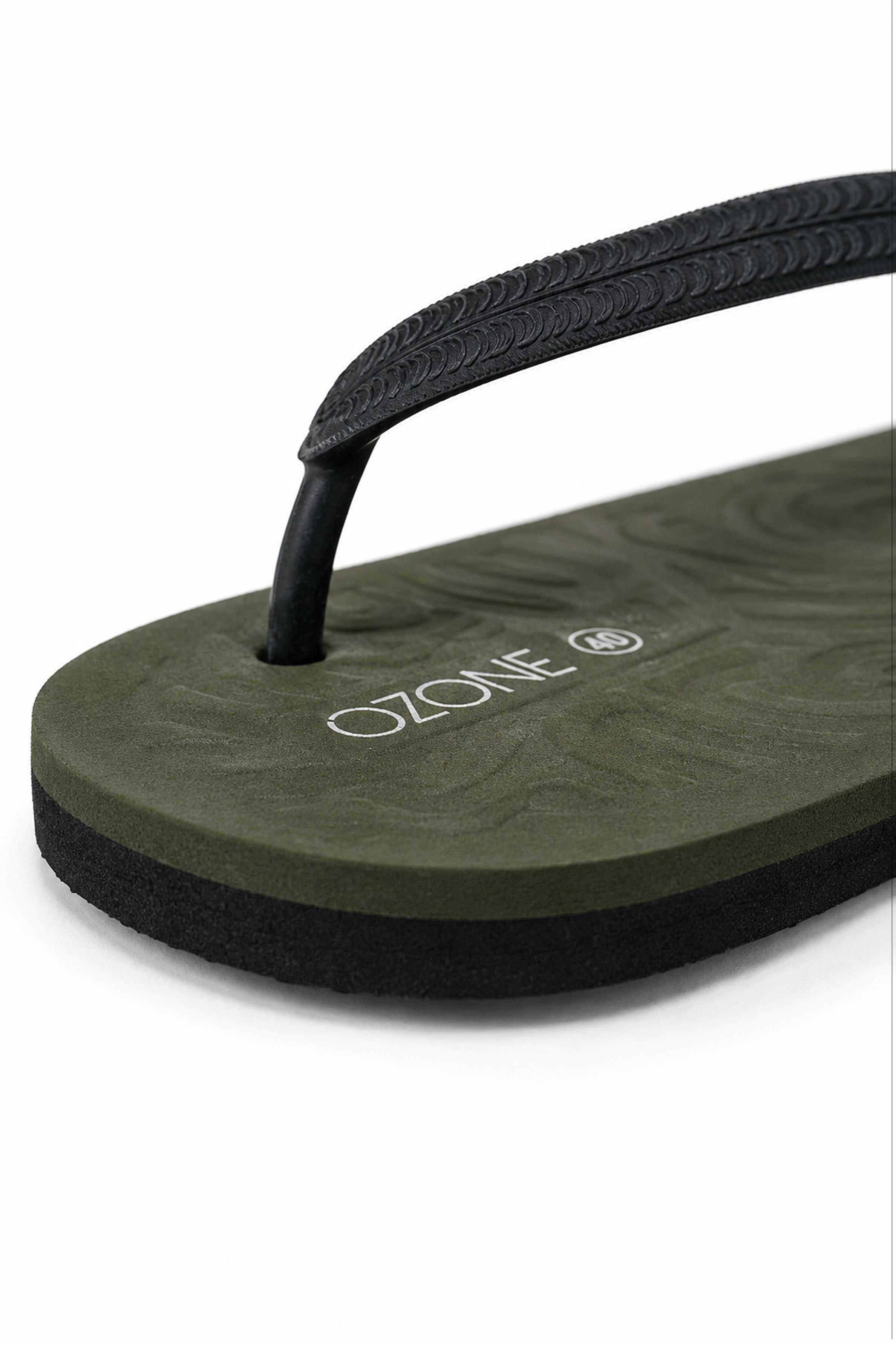 OZONE Men's Green Flip Flops
